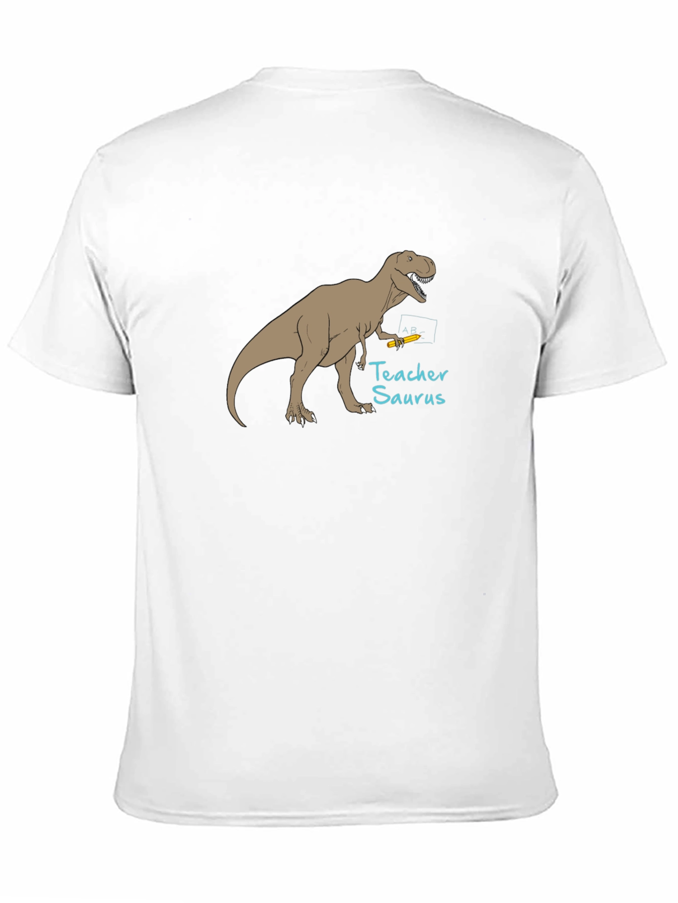 Teacher Saurus Black T-Shirt