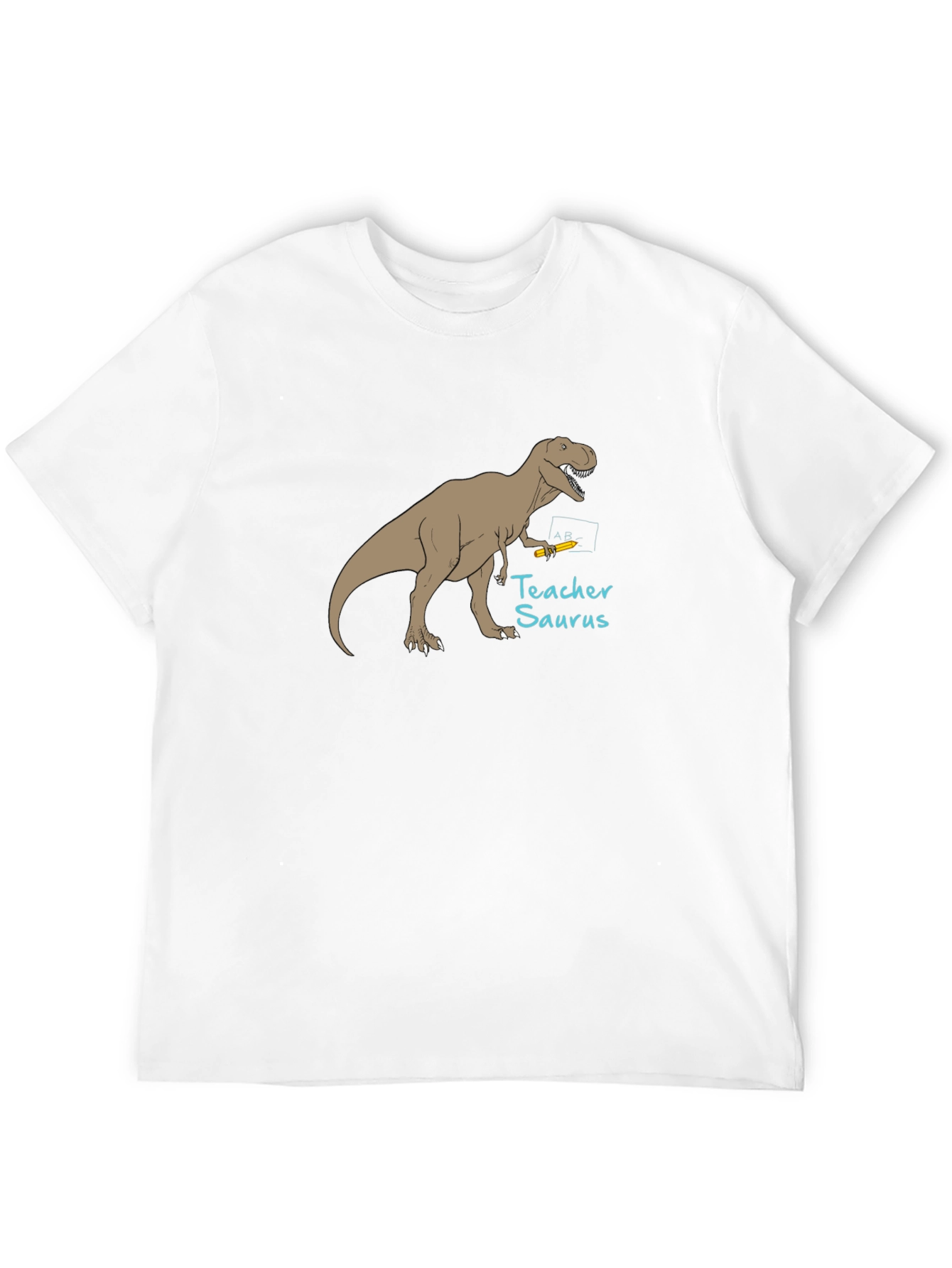 Teacher Saurus Black T-Shirt