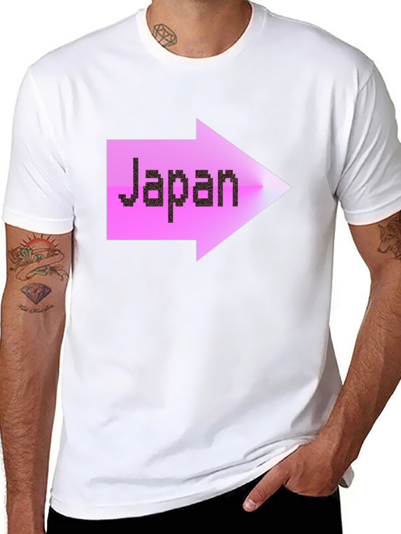 Japan Arrow T-Shirt - Directional Graphic Tee