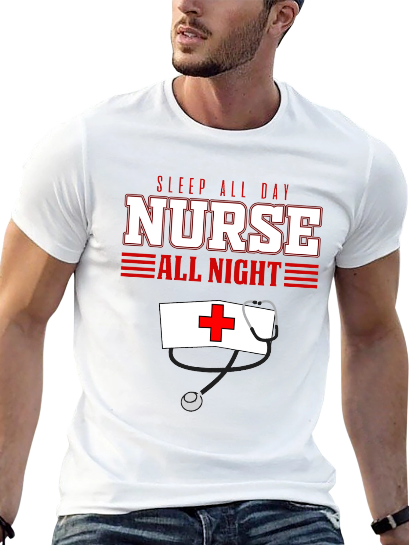 Sleep All Day Nurse All Night T-Shirt