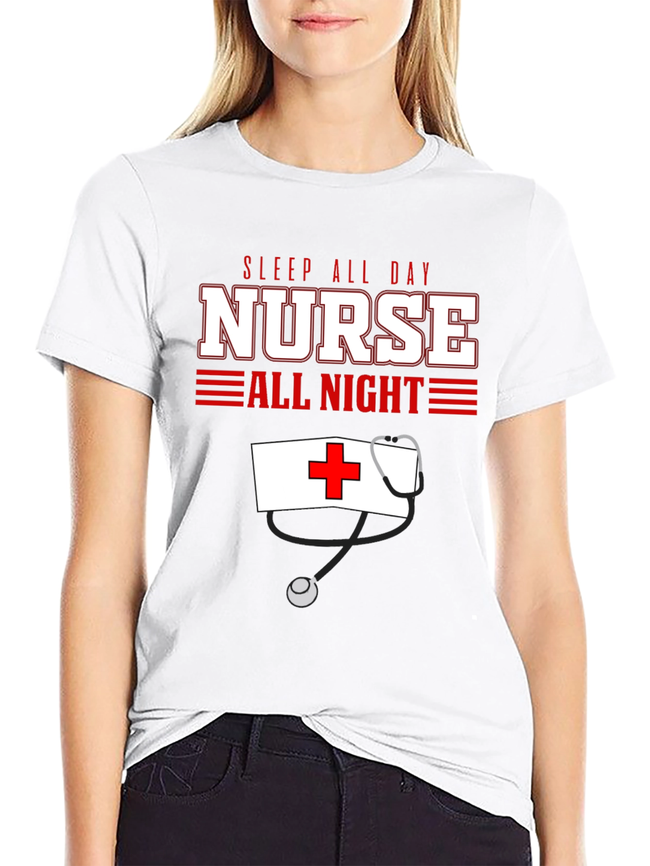 Sleep All Day Nurse All Night T-Shirt