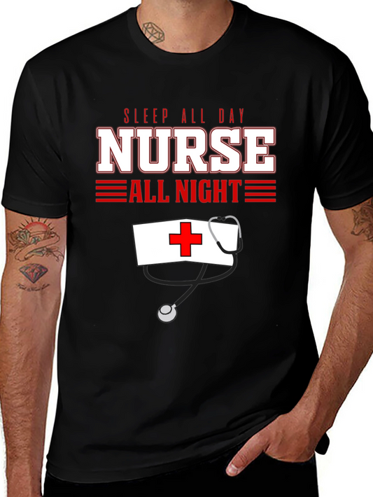 Sleep All Day Nurse All Night T-Shirt