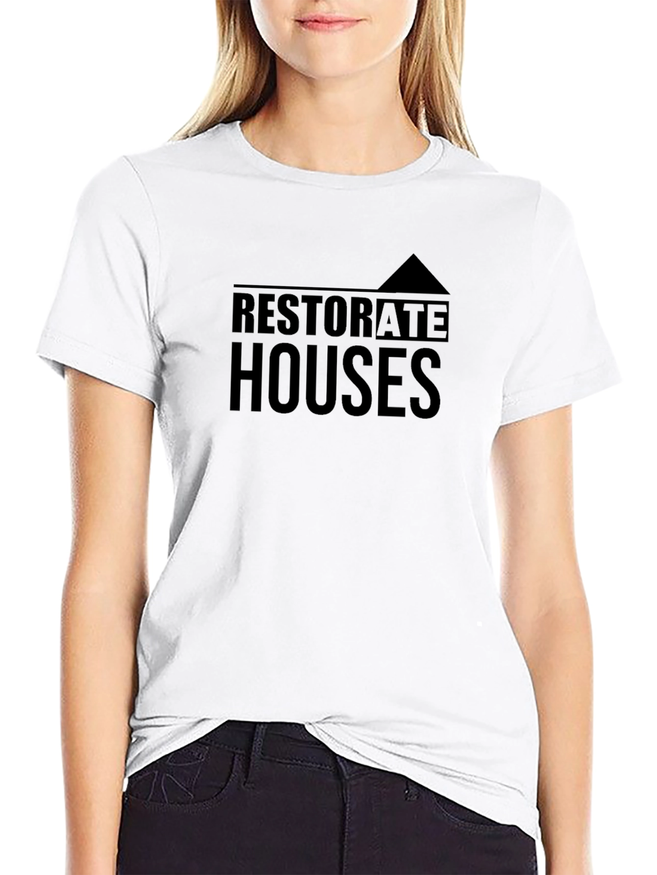 Restore Houses T-Shirt Graphic Tee