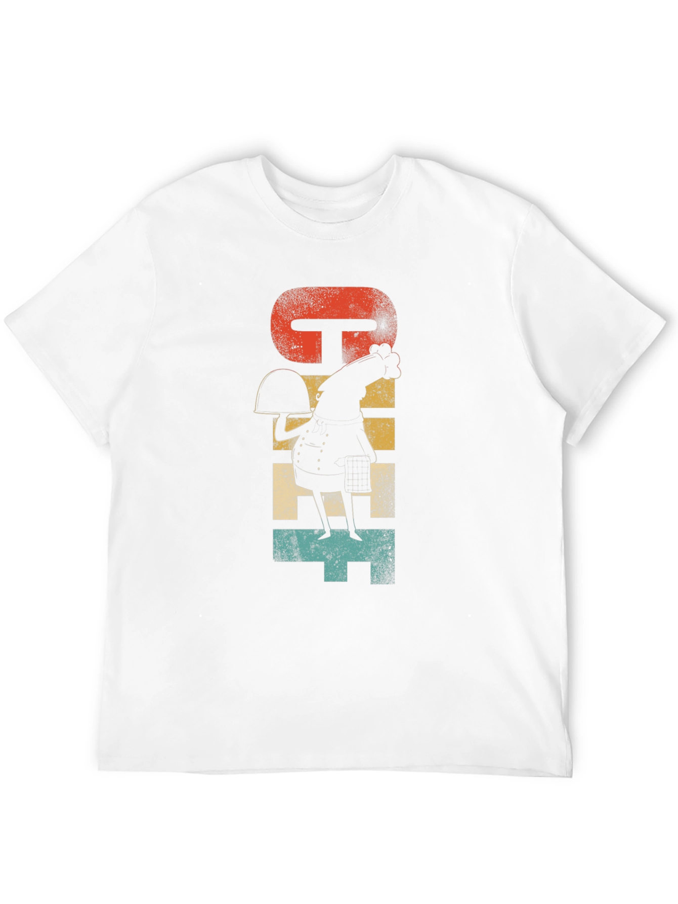 Chef Chicken T-Shirt - Funny Retro Style Graphic Tee
