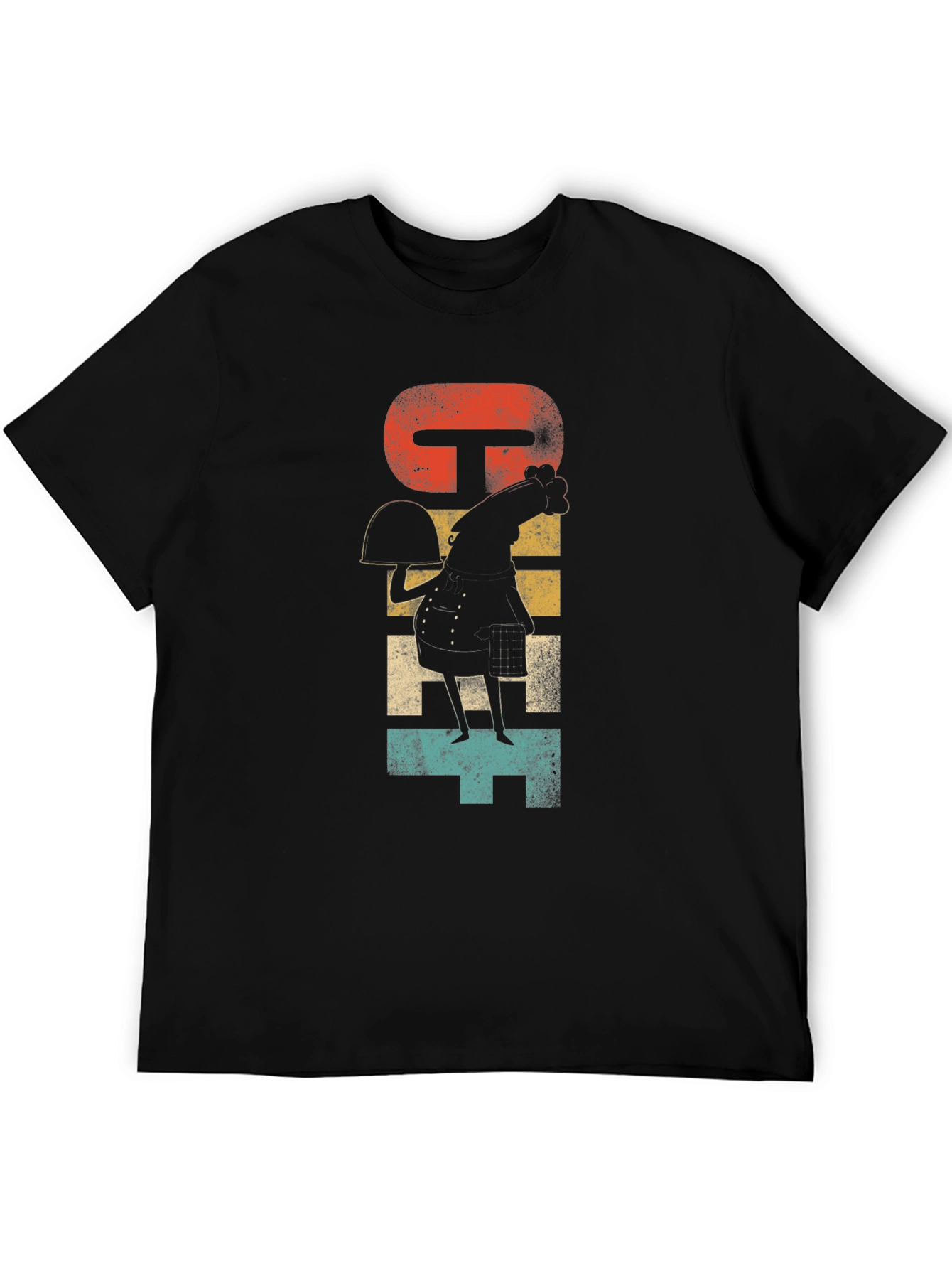 Chef Chicken T-Shirt - Funny Retro Style Graphic Tee