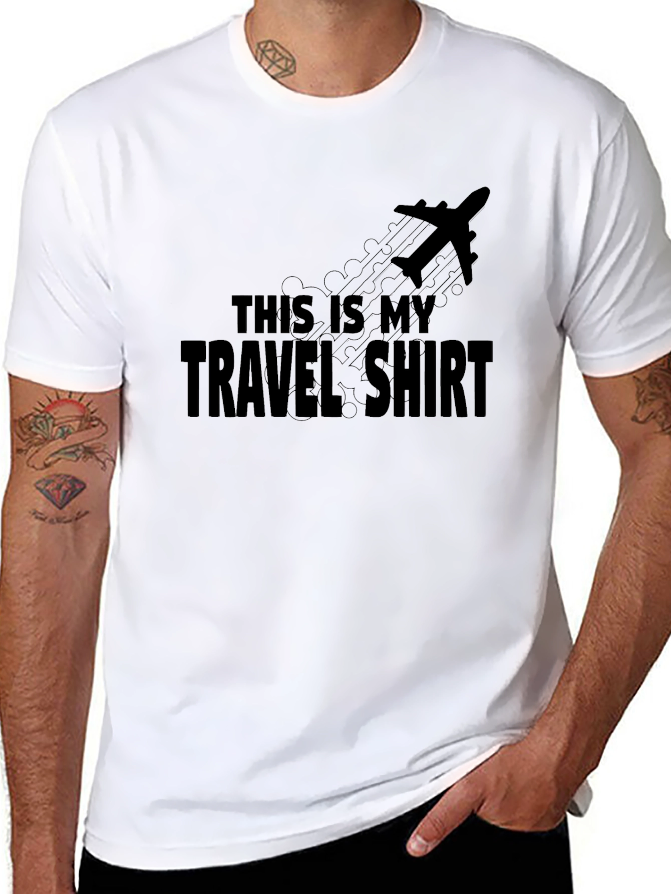 This is My Travel Shirt - Airplane Graphic Tee