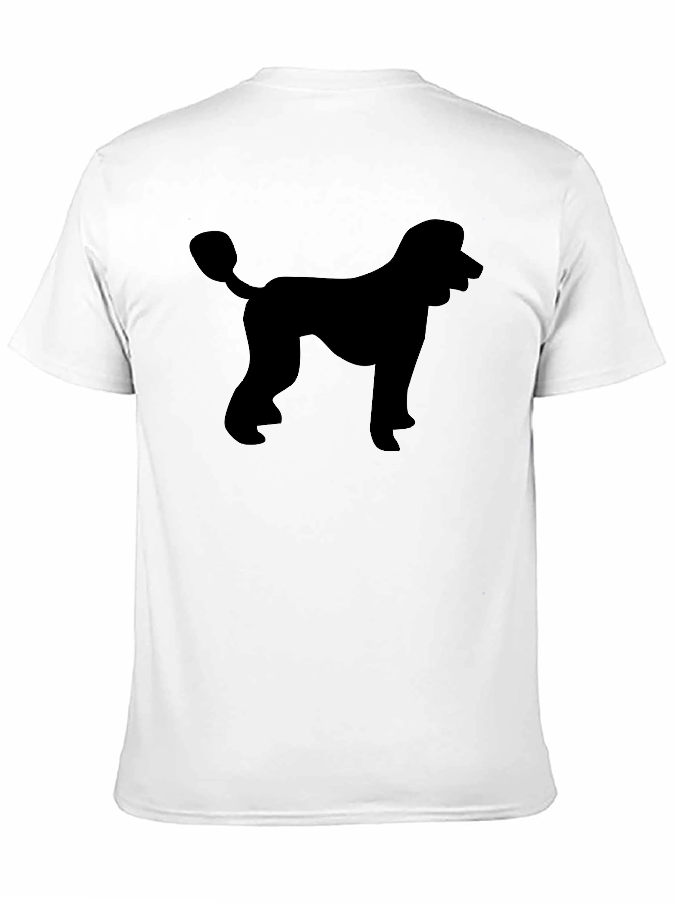Poodle Silhouette Black T-Shirt