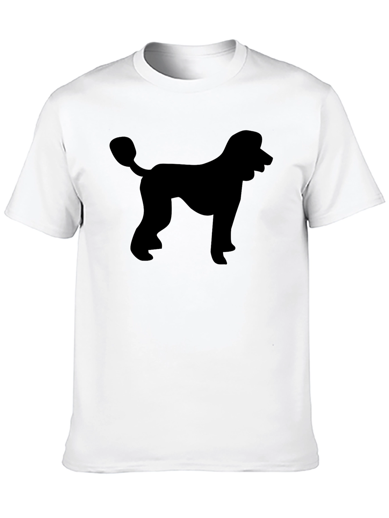 Poodle Silhouette Black T-Shirt