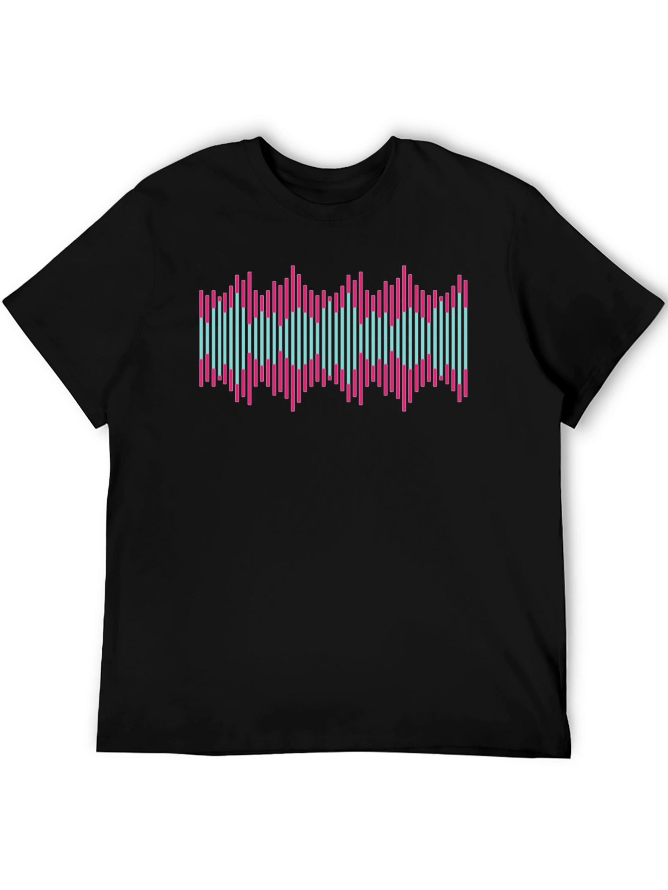 Vaporwave Soundwave Graphic Tee - Retro Style