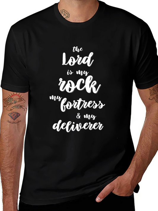 The Lord is My Rock Graphic Tee