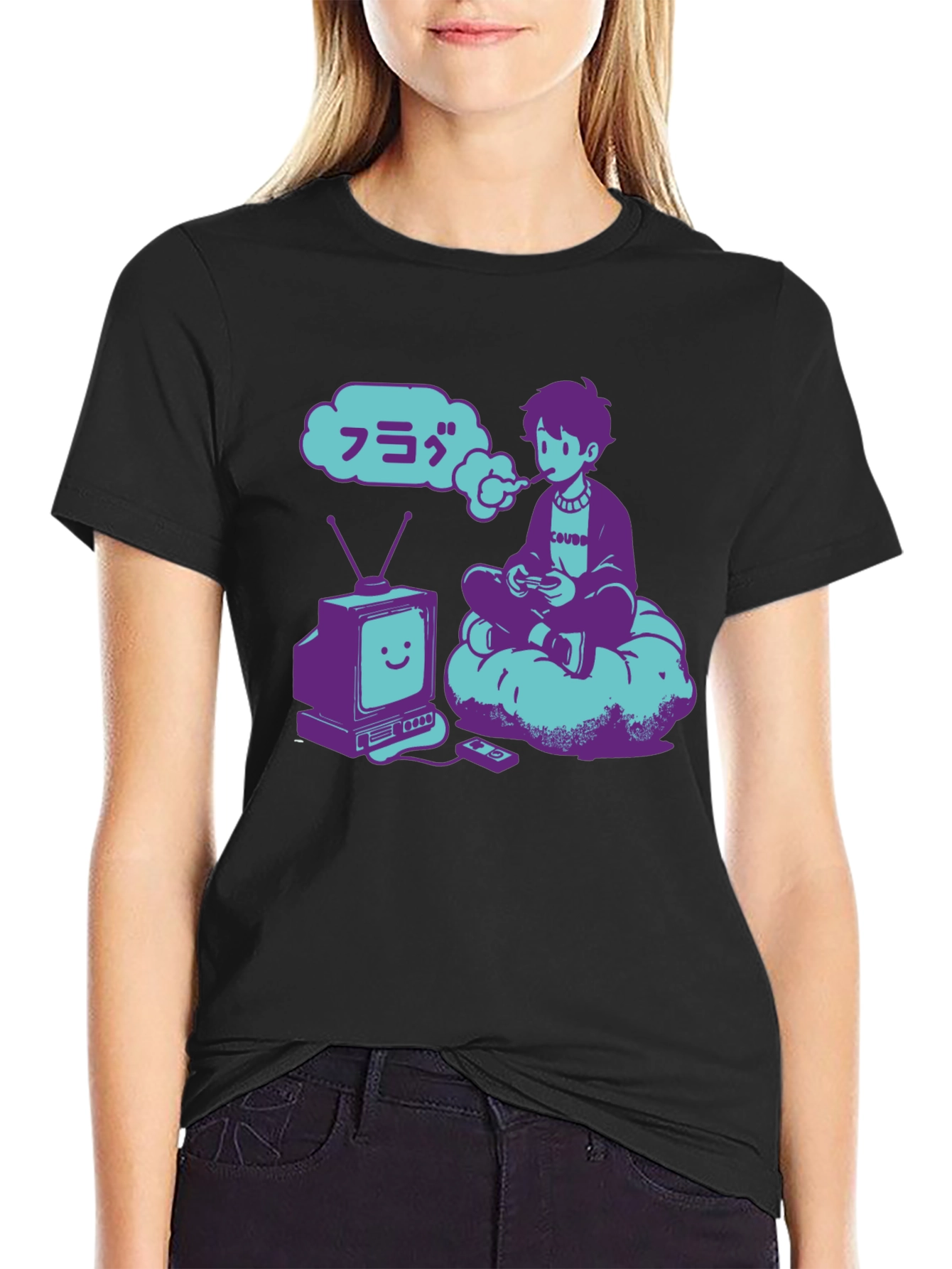 Retro Gamer T-Shirt - Vaporwave Aesthetic