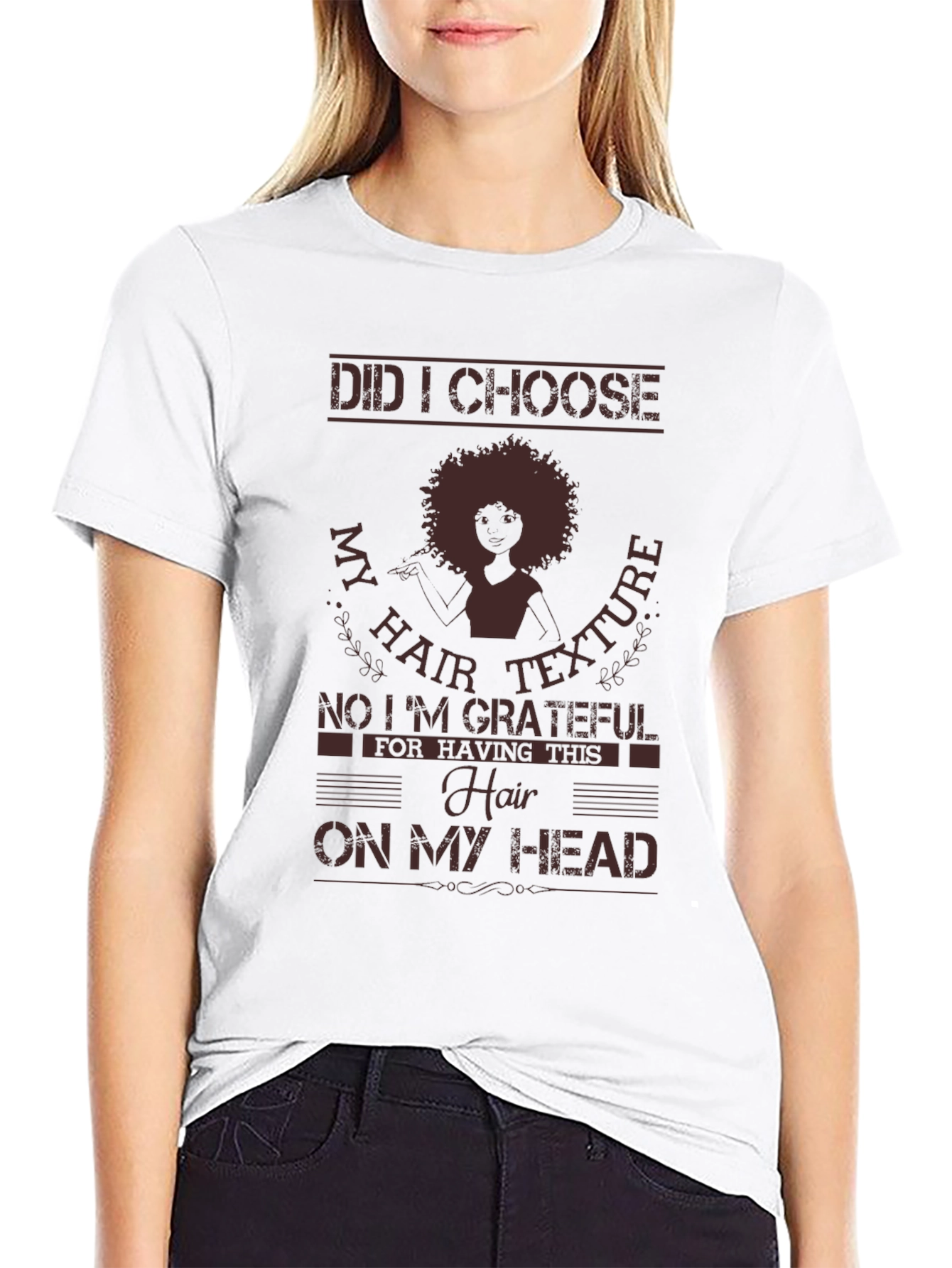 Grateful Hair Texture Graphic Tee