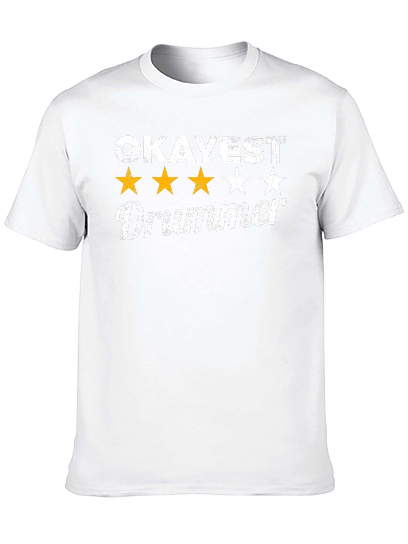 Okayest Drummer T-Shirt Funny Music Tee