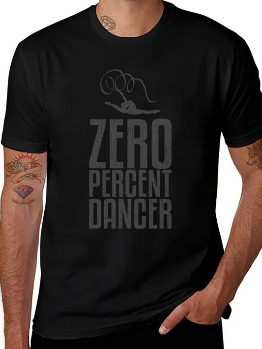Zero Percent Danger Black Graphic Tee