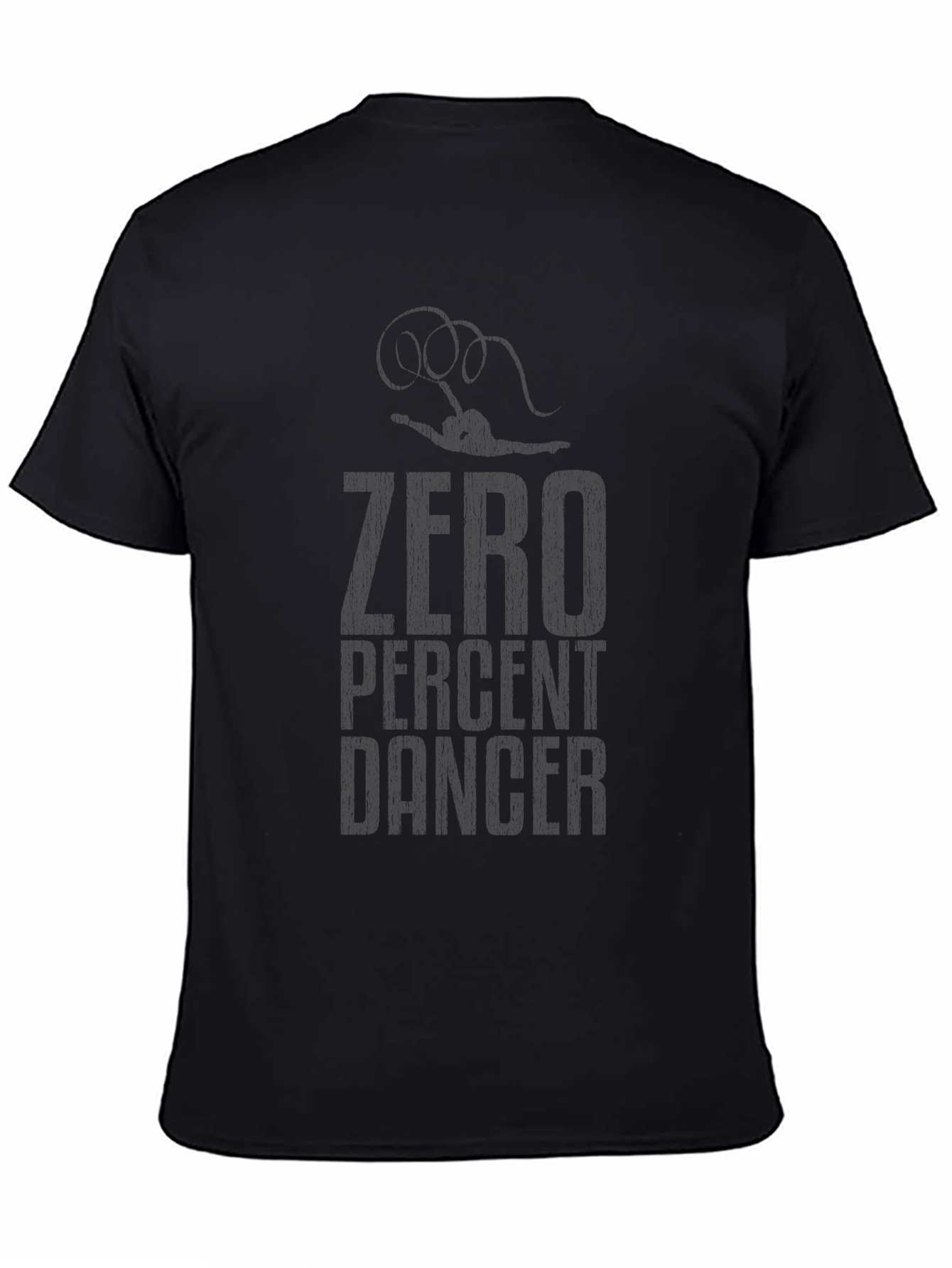 Zero Percent Danger Black Graphic Tee