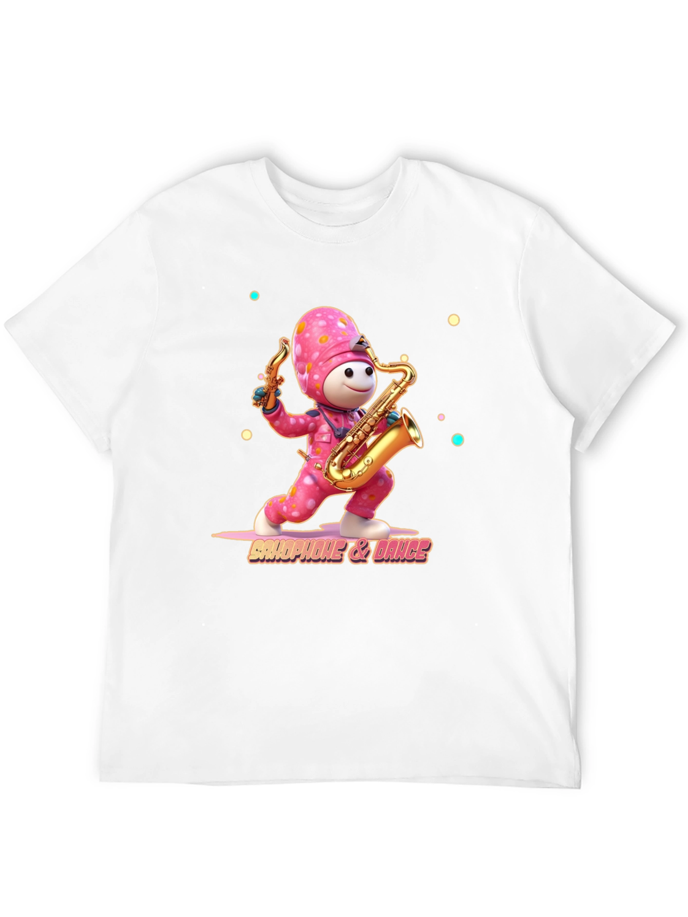 Saxophone & Dance T-Shirt - Unique Graphic Tee