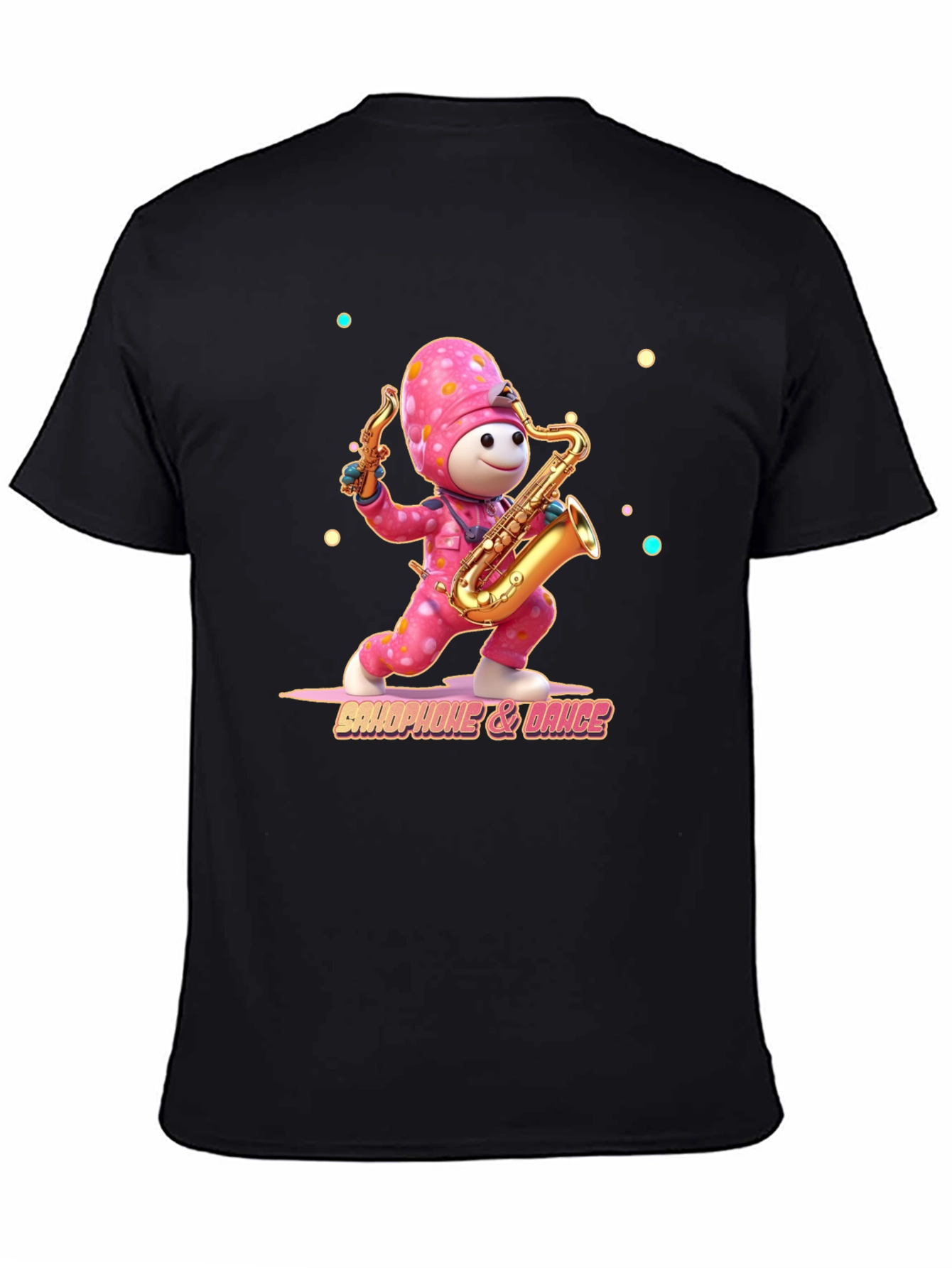 Saxophone & Dance T-Shirt - Unique Graphic Tee