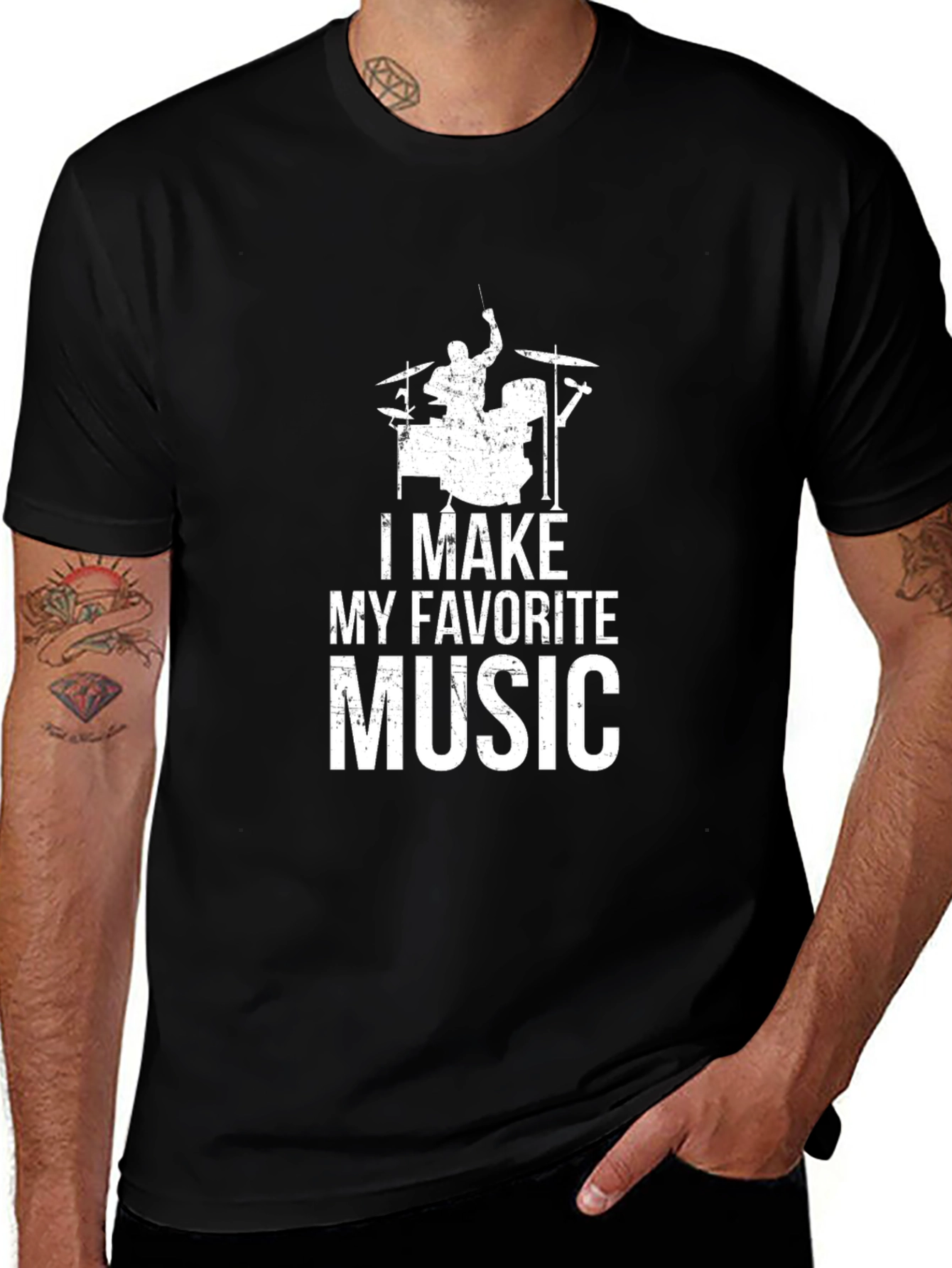 I Make My Favorite Music Drummer T-Shirt