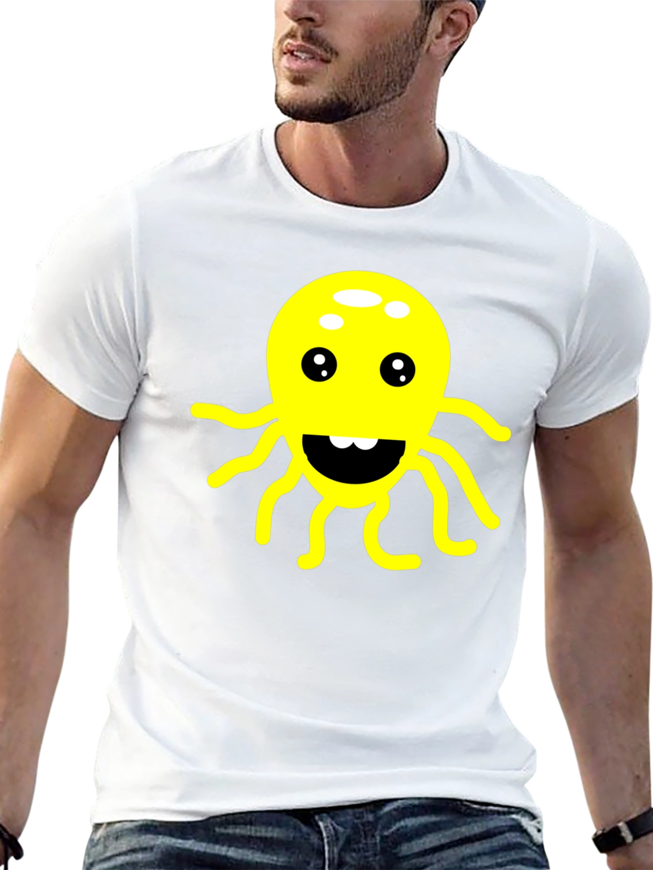 Funny Octopus Graphic T-Shirt - Soft Cotton Tee