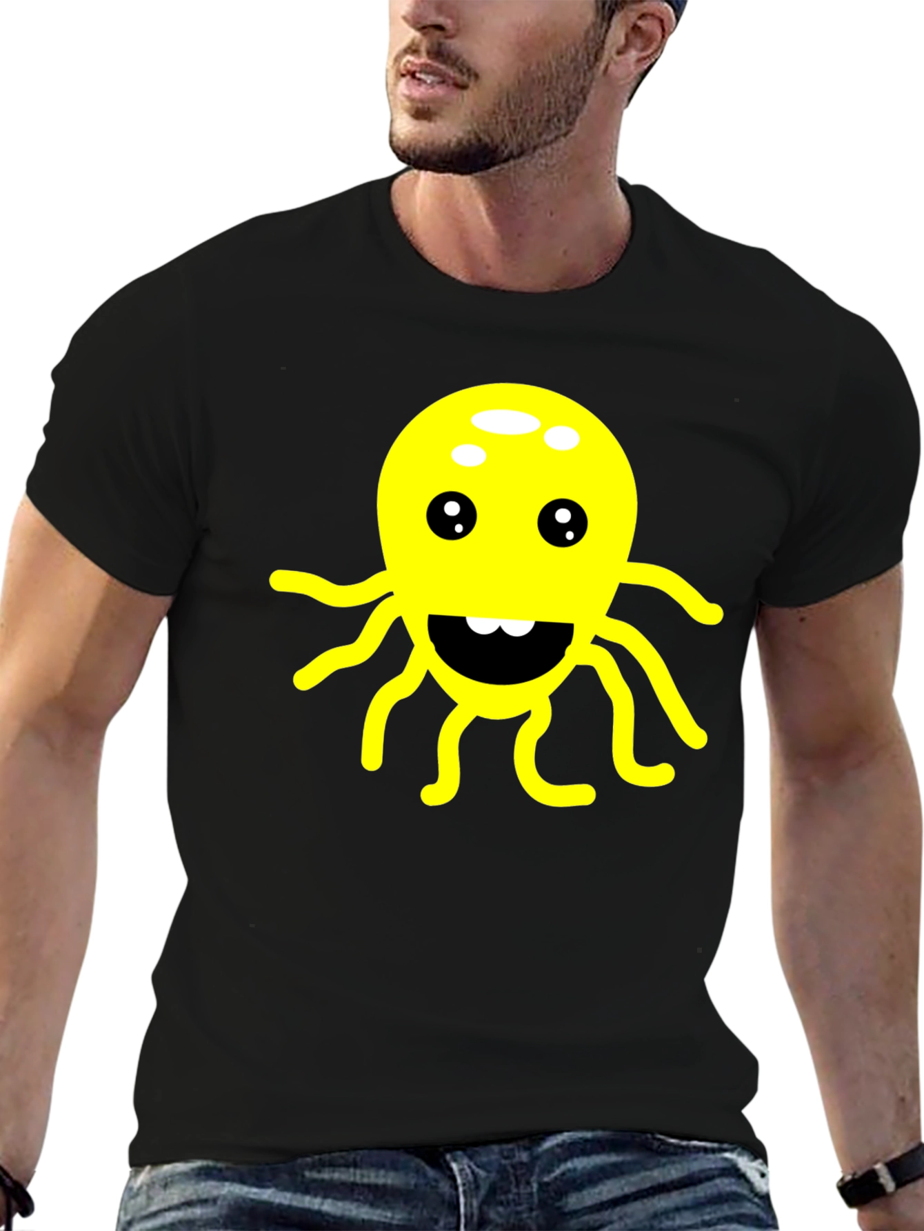Funny Octopus Graphic T-Shirt - Soft Cotton Tee
