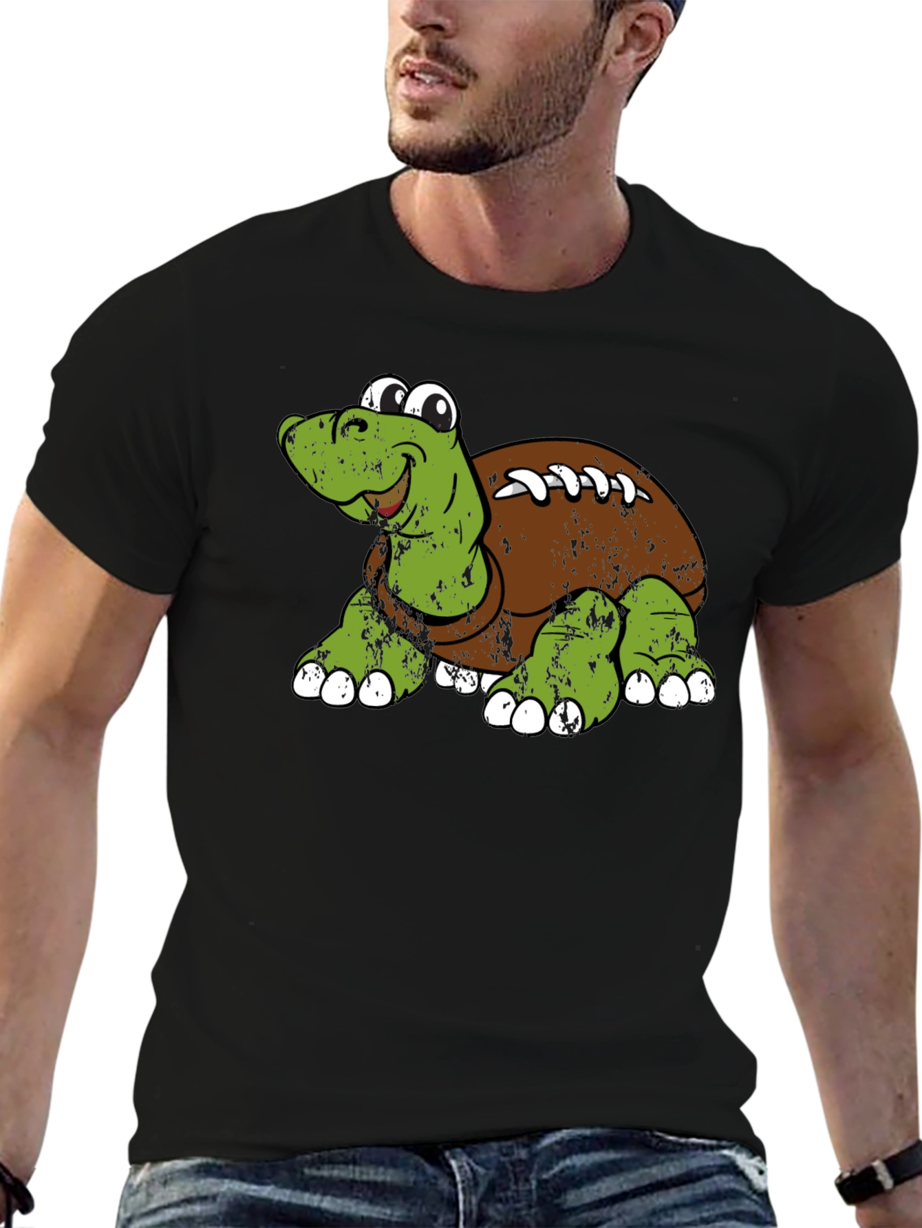 Turtle Football T-Shirt