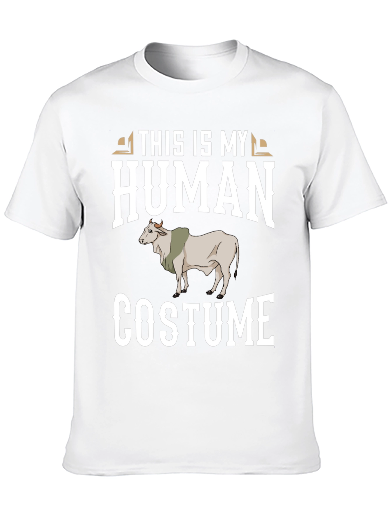 This Is My Human Costume Funny Cow T-Shirt