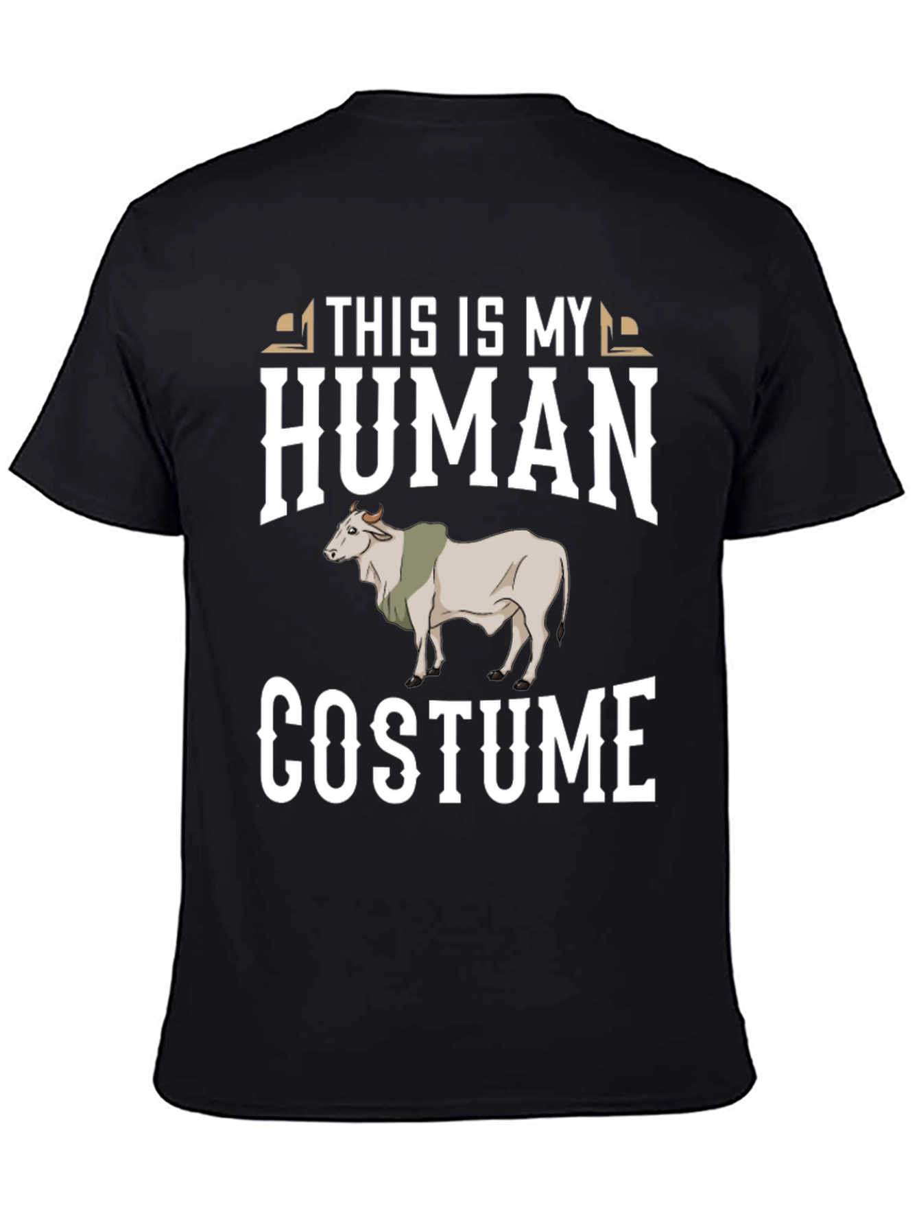 This Is My Human Costume Funny Cow T-Shirt