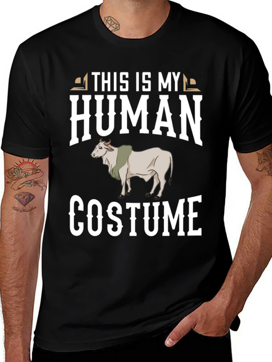 This Is My Human Costume Funny Cow T-Shirt