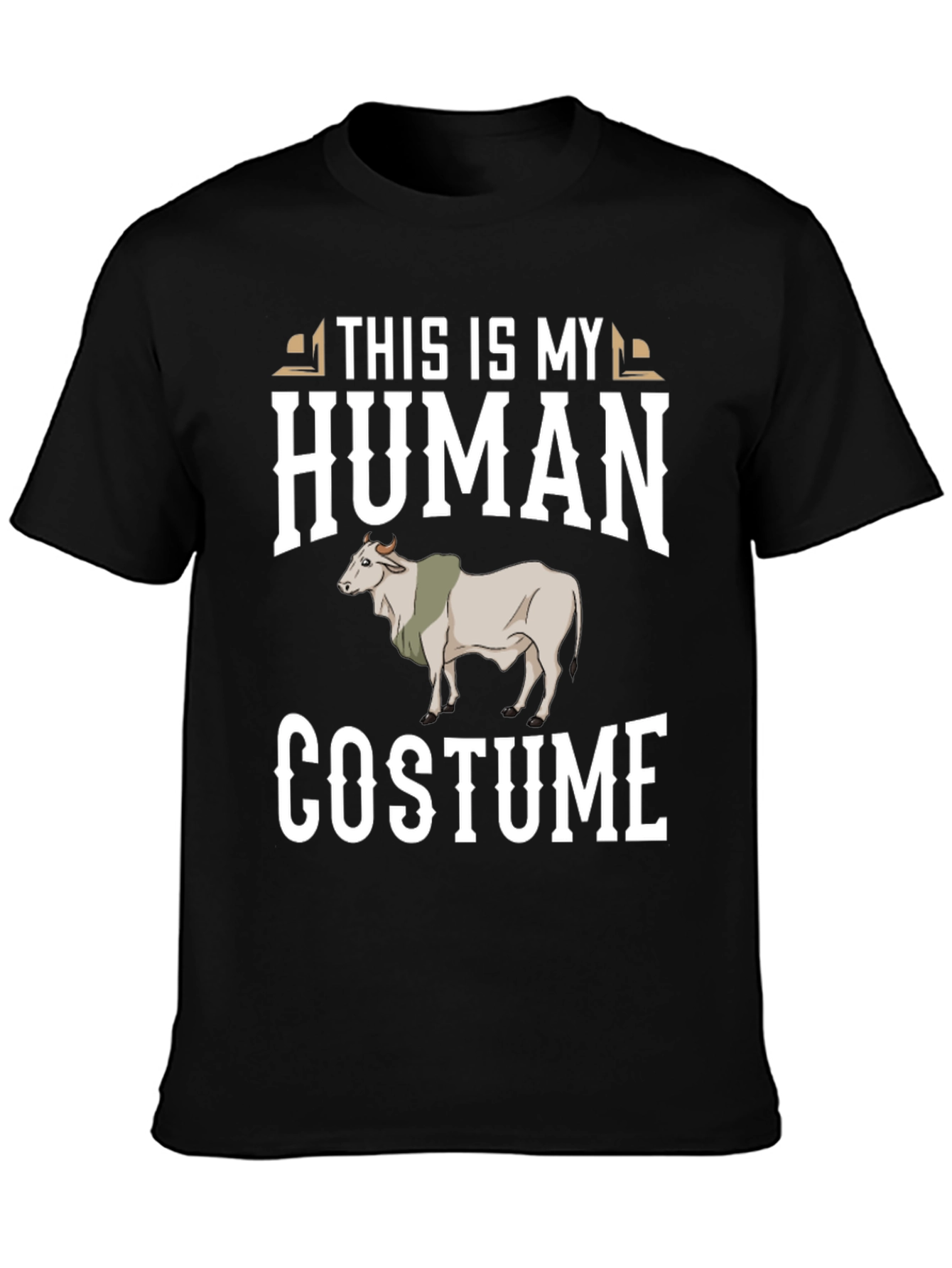 This Is My Human Costume Funny Cow T-Shirt