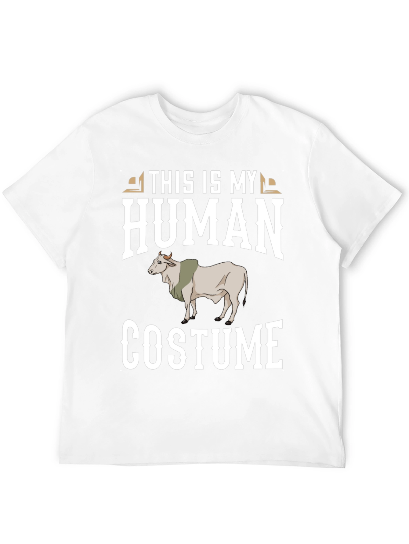 This Is My Human Costume Funny Cow T-Shirt