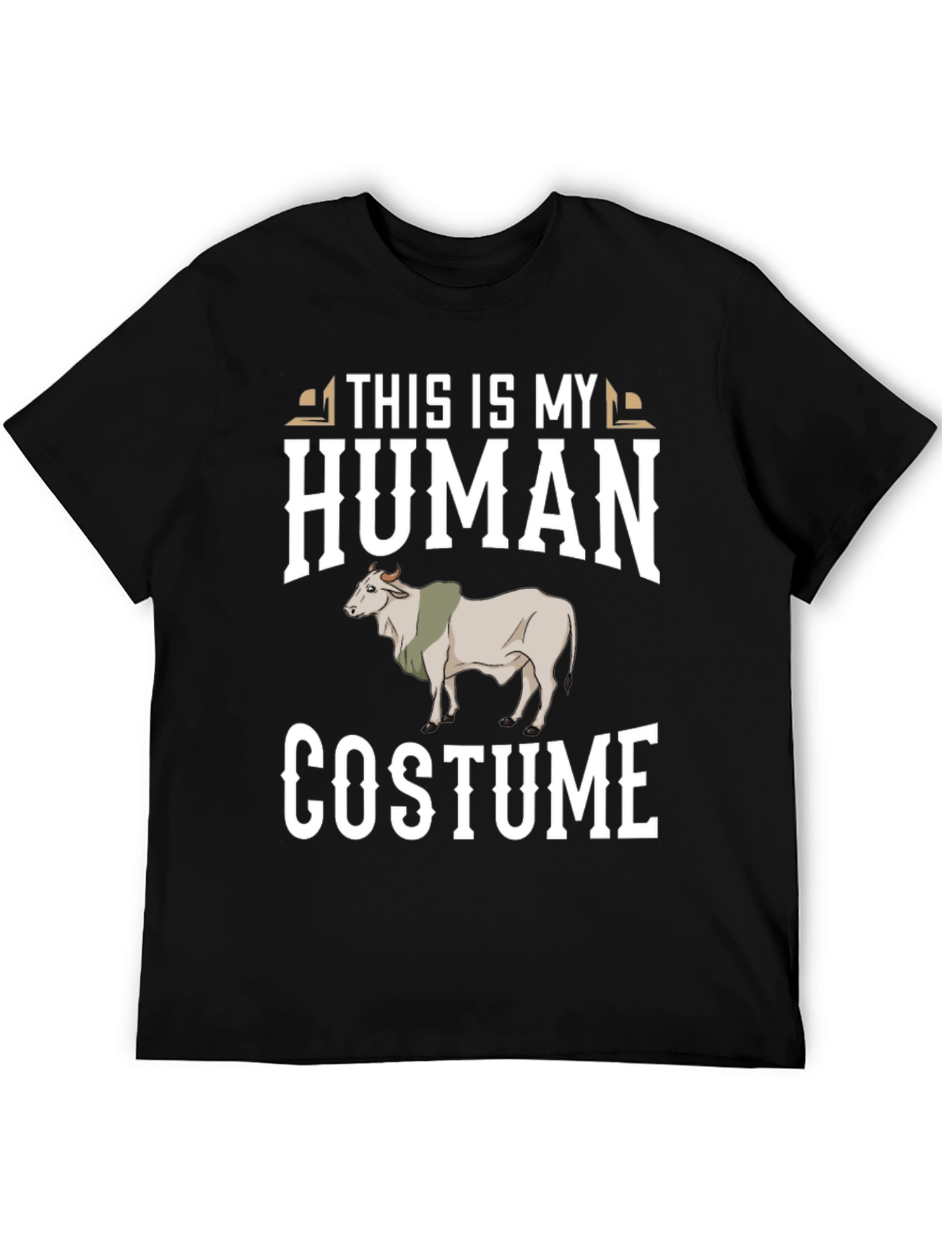 This Is My Human Costume Funny Cow T-Shirt