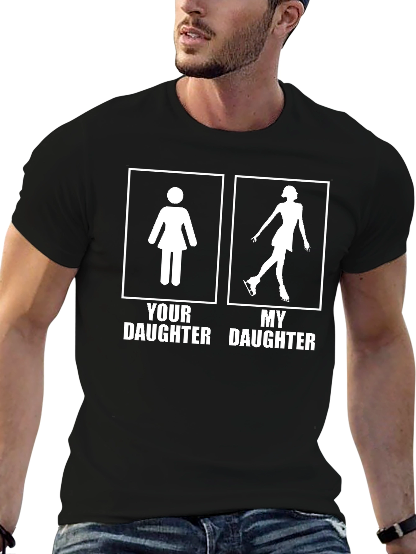 Your Daughter vs. My Daughter Ice Skating T-Shirt