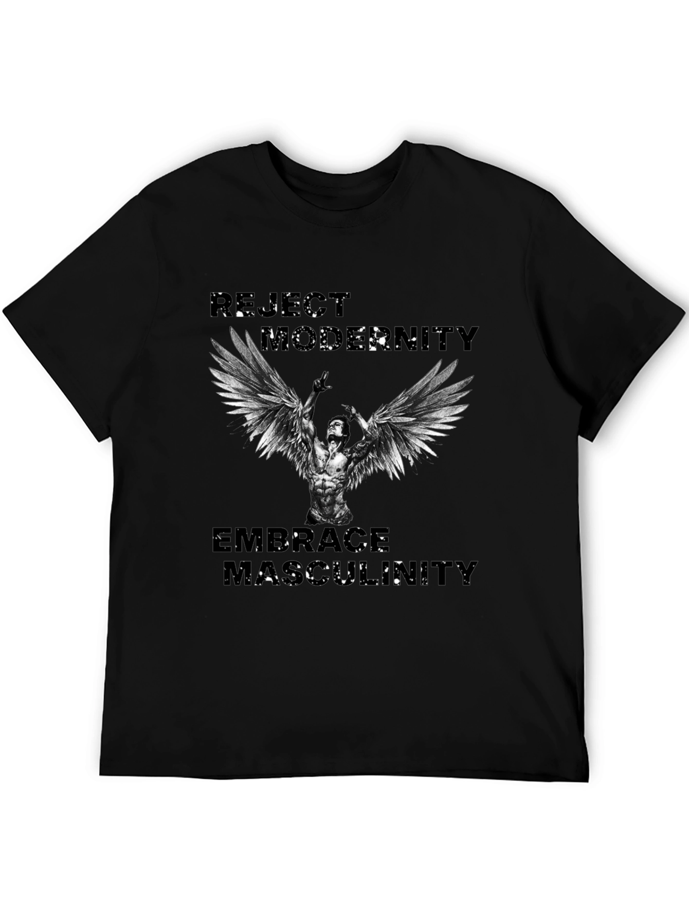 Reject Modernity Embrace Masculinity Graphic T-Shirt