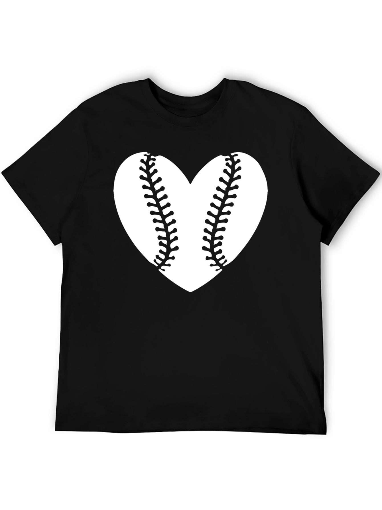 Baseball Heart Graphic T-Shirt - Stylish Sports Tee
