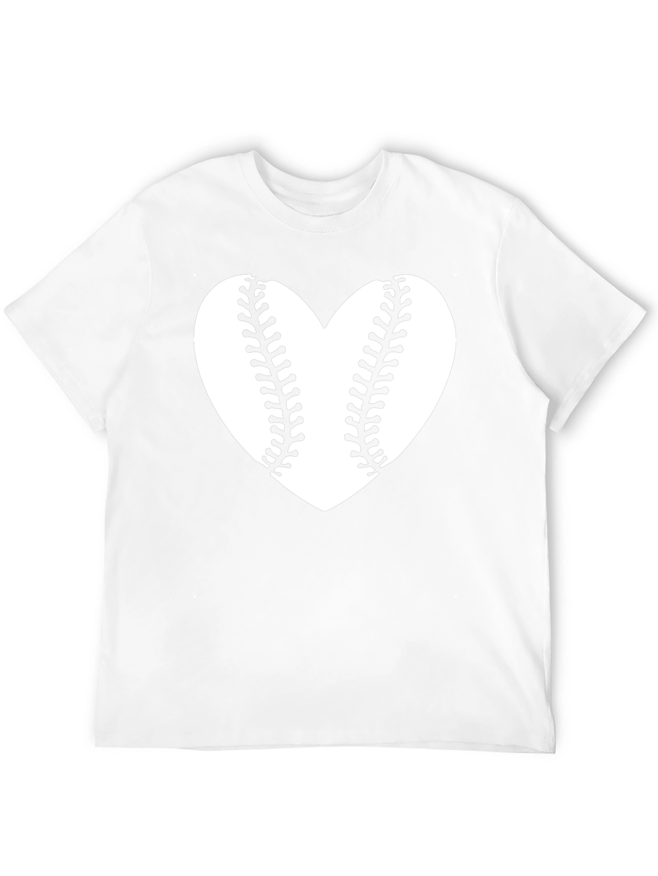 Baseball Heart Graphic T-Shirt - Stylish Sports Tee
