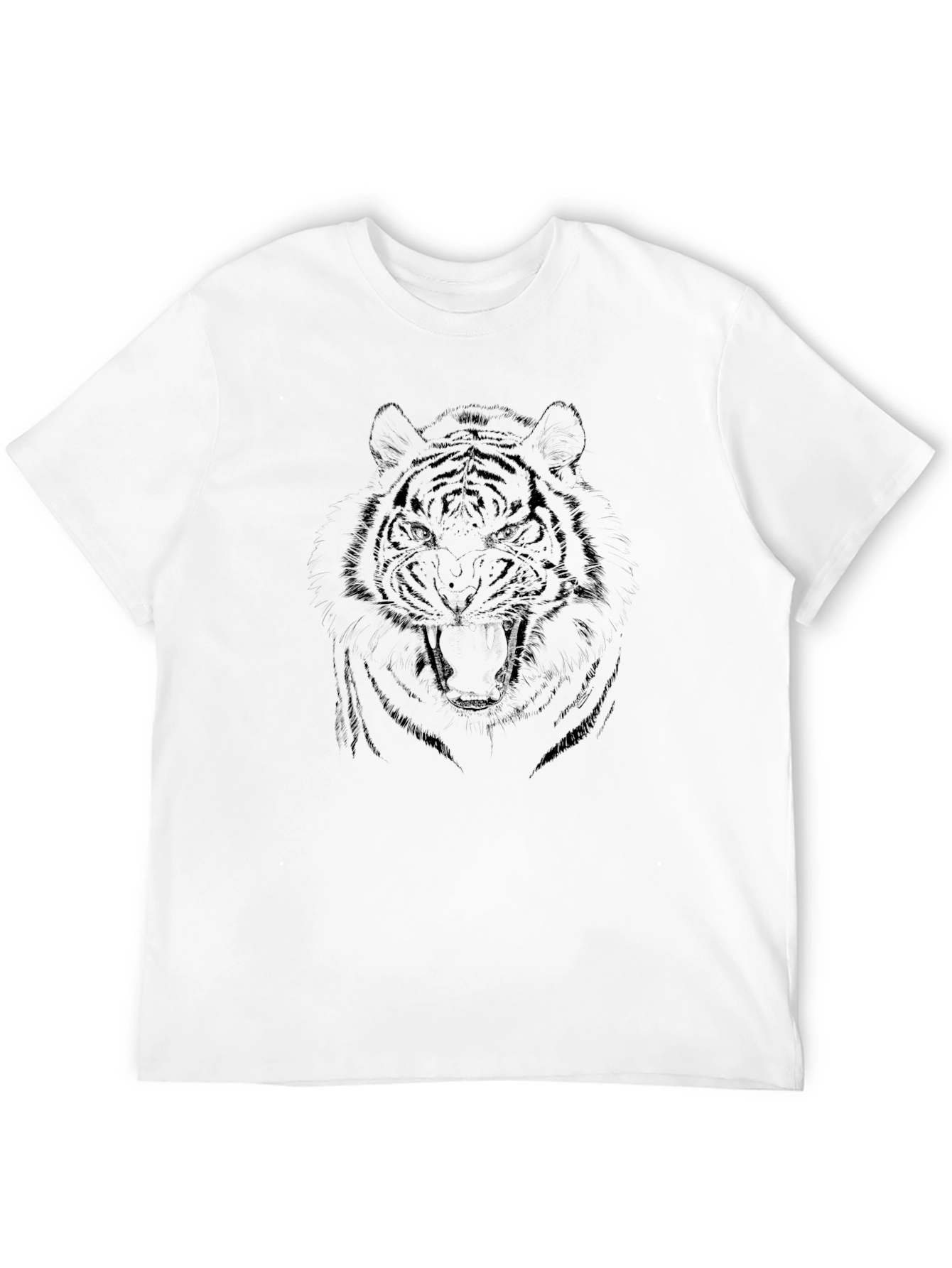Tiger Graphic Black T-Shirt