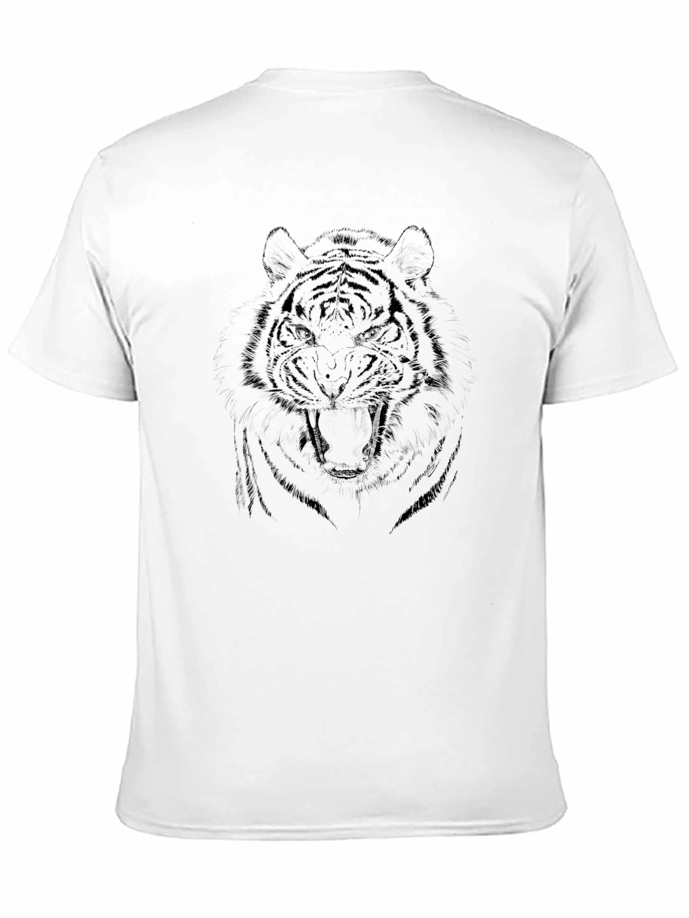 Tiger Graphic Black T-Shirt