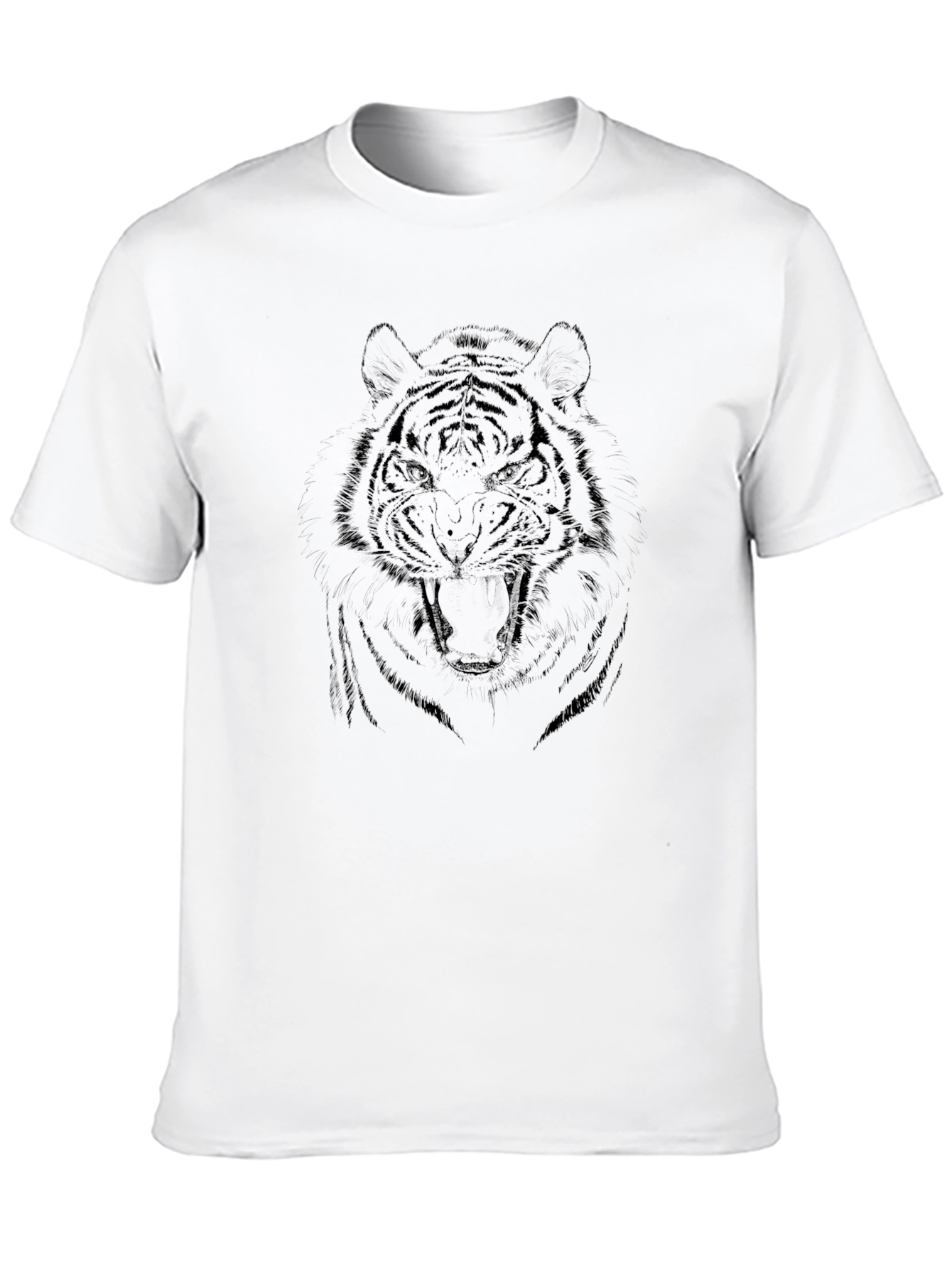 Tiger Graphic Black T-Shirt