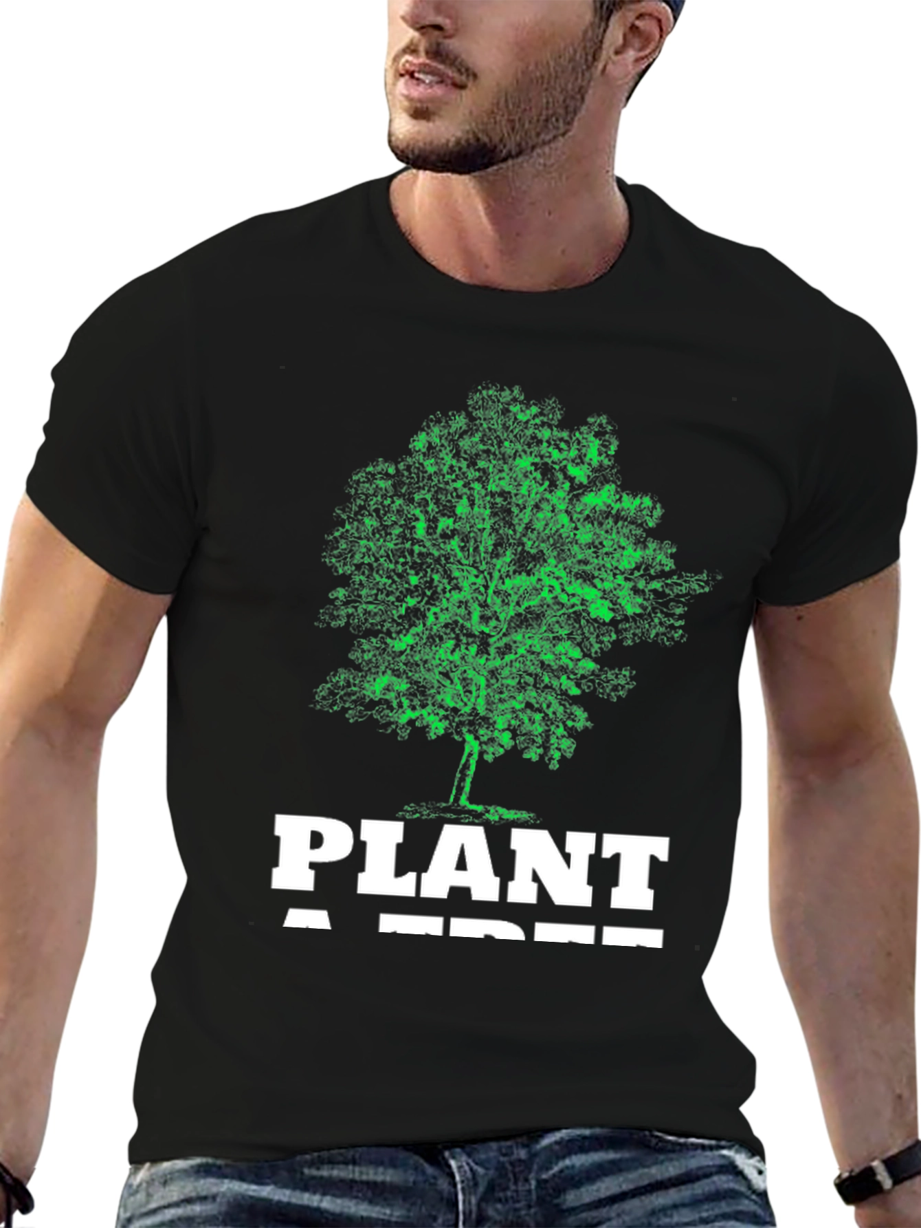 Plant a Tree Graphic Tee - Eco-Friendly Design