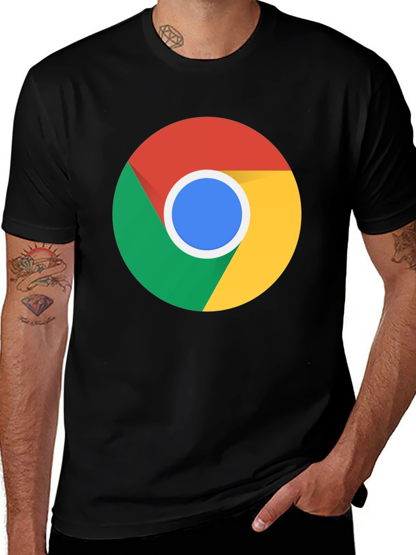 Chrome Logo Black T-Shirt