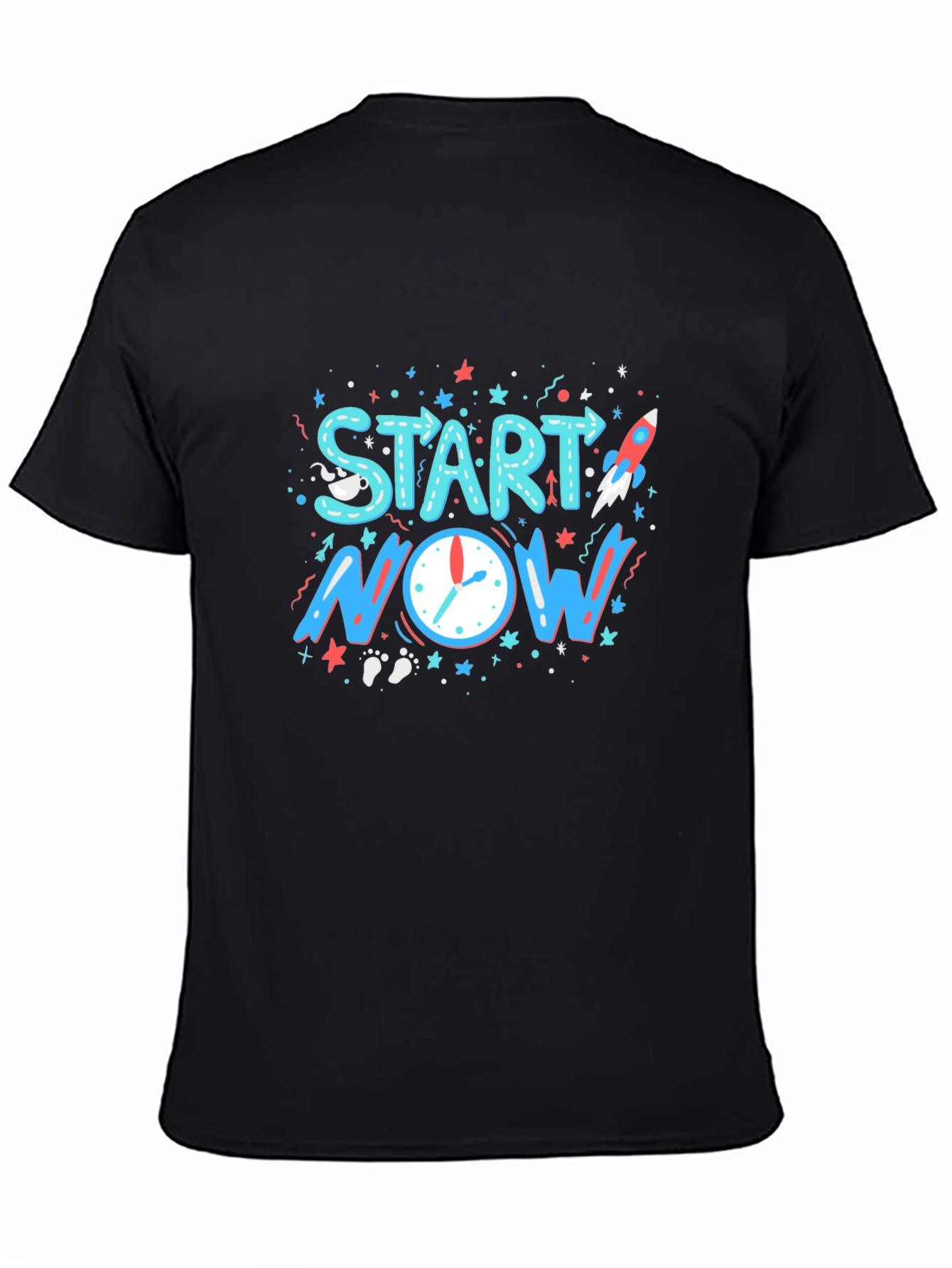 Start Now Graphic T-Shirt - Motivational Tee