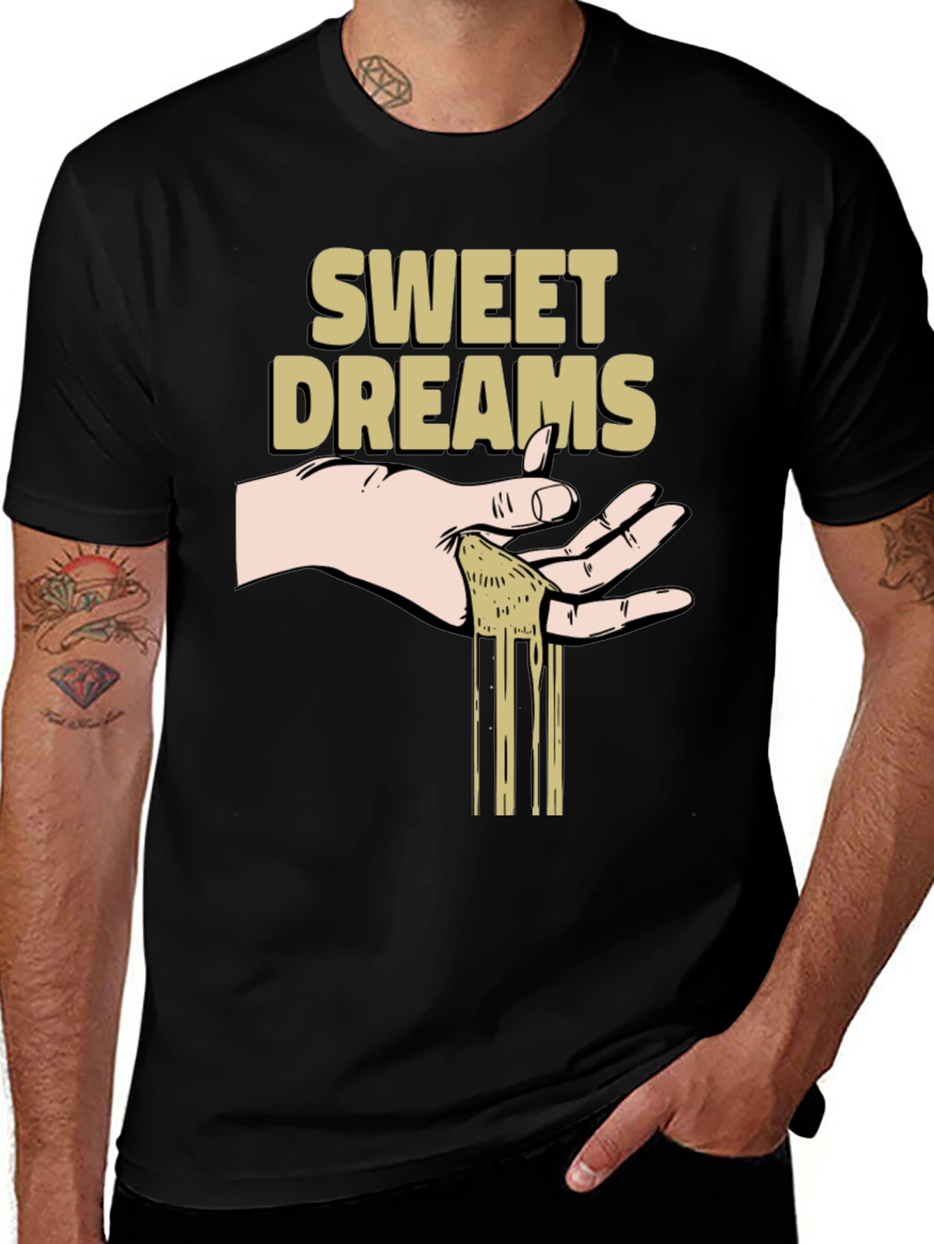 Sweet Dreams Graphic T-Shirt - Black
