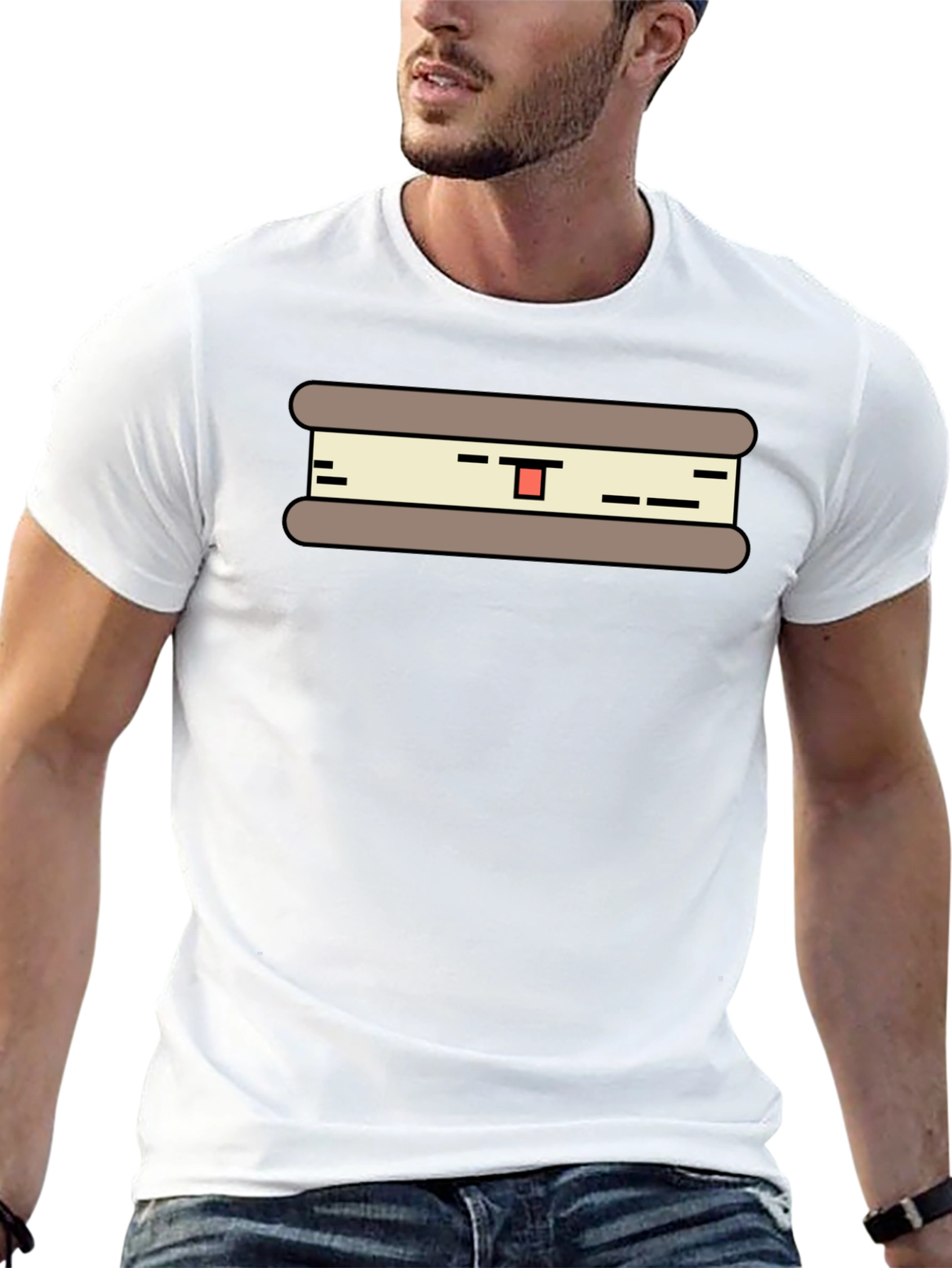 Sandwich Graphic T-Shirt - Unisex Casual Tee