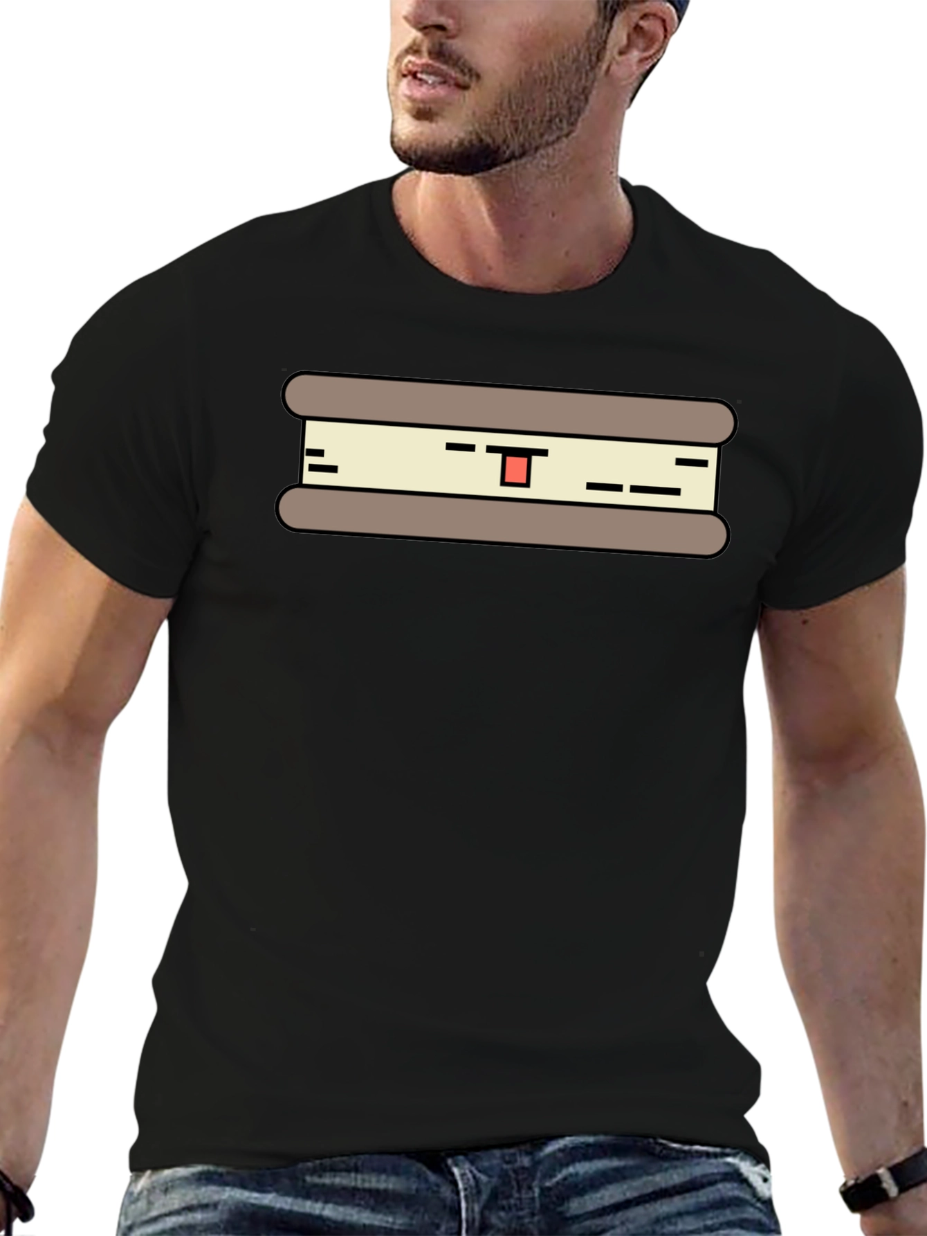 Sandwich Graphic T-Shirt - Unisex Casual Tee