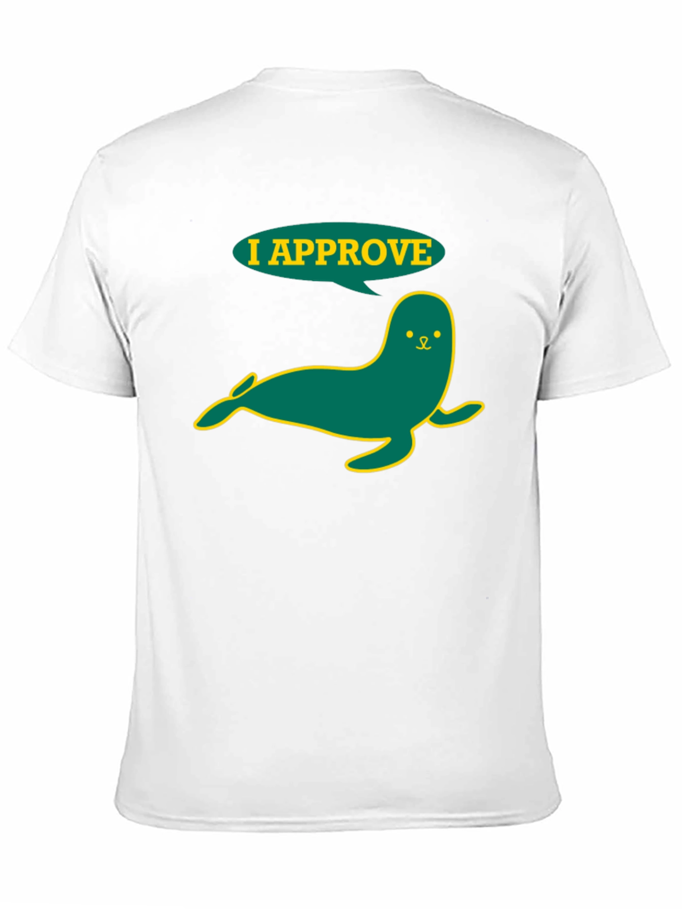 I Approve Seal Graphic T-Shirt - Black