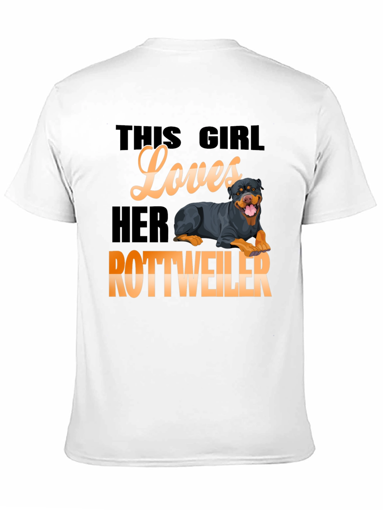This Girl Loves Her Rottweiler T-Shirt