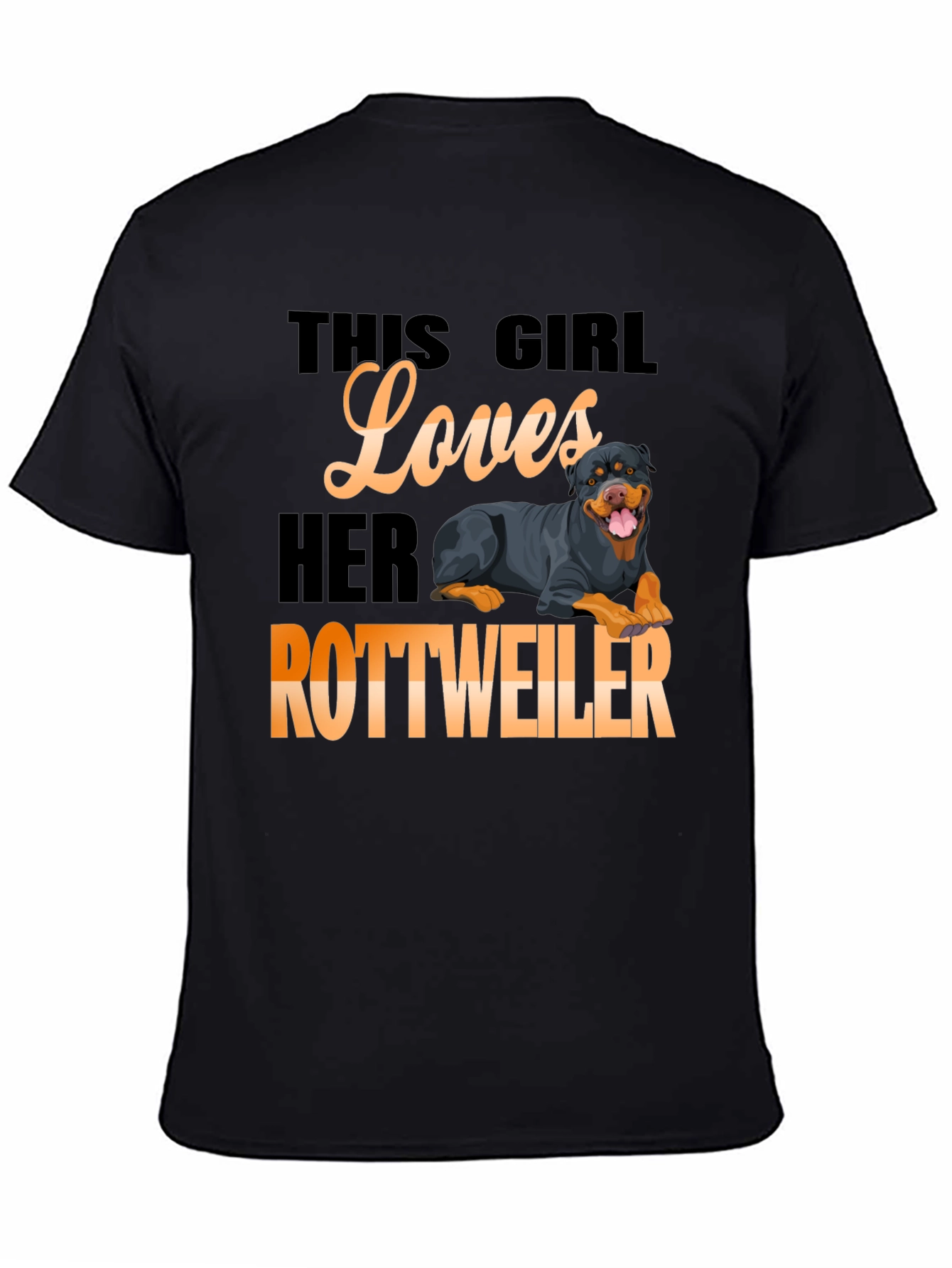 This Girl Loves Her Rottweiler T-Shirt