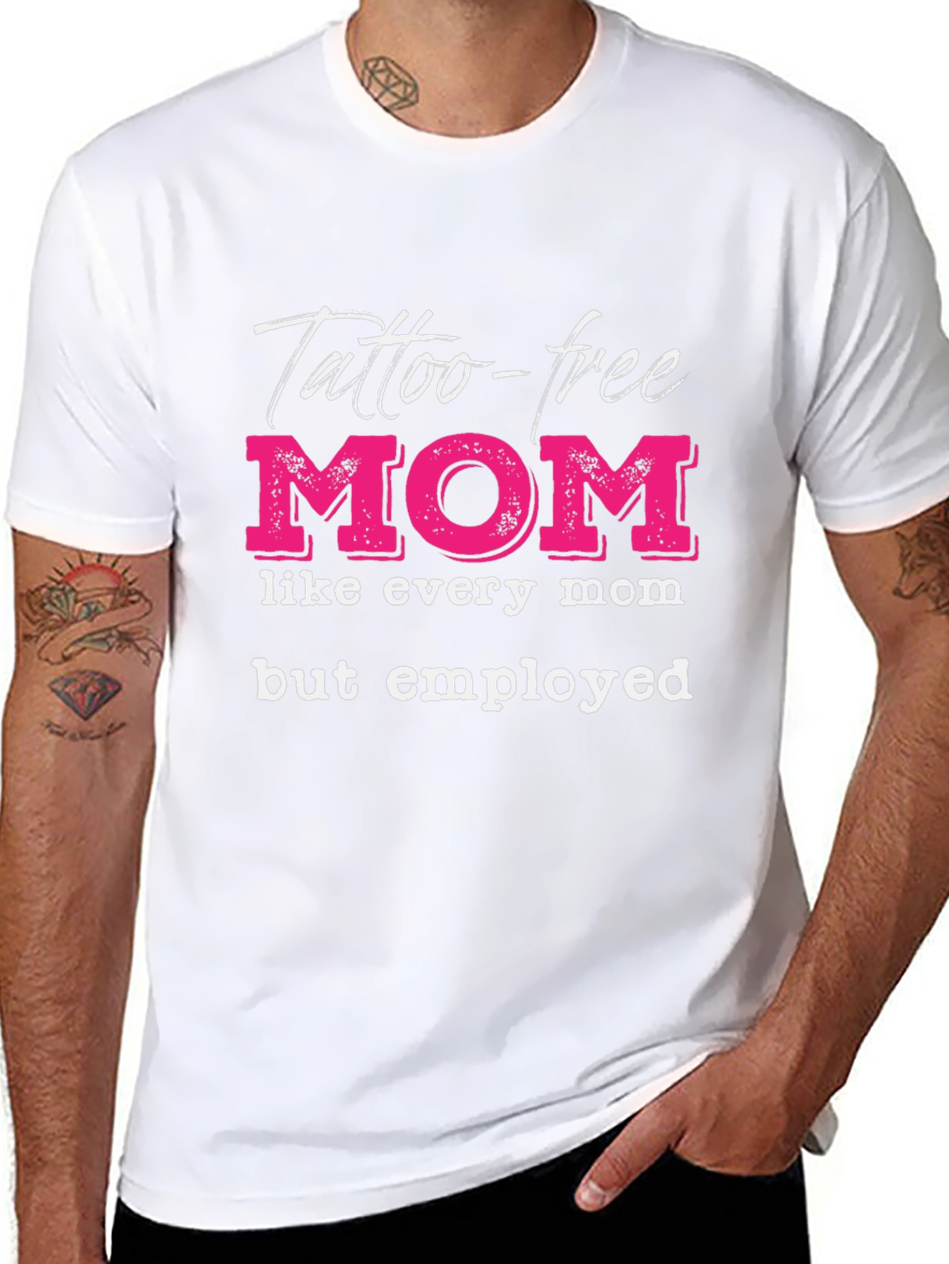 Tattoo-Free Employed Mom Graphic Tee
