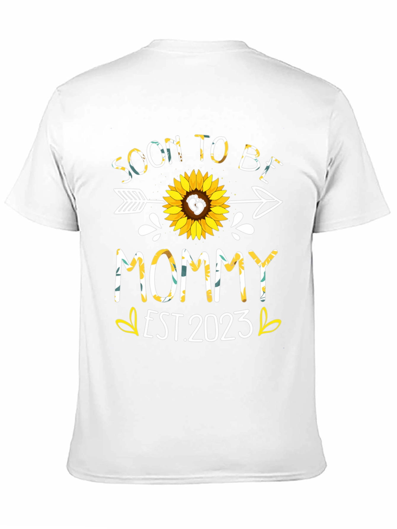 Soon to Be Mommy Est. 2023 Sunflower Shirt