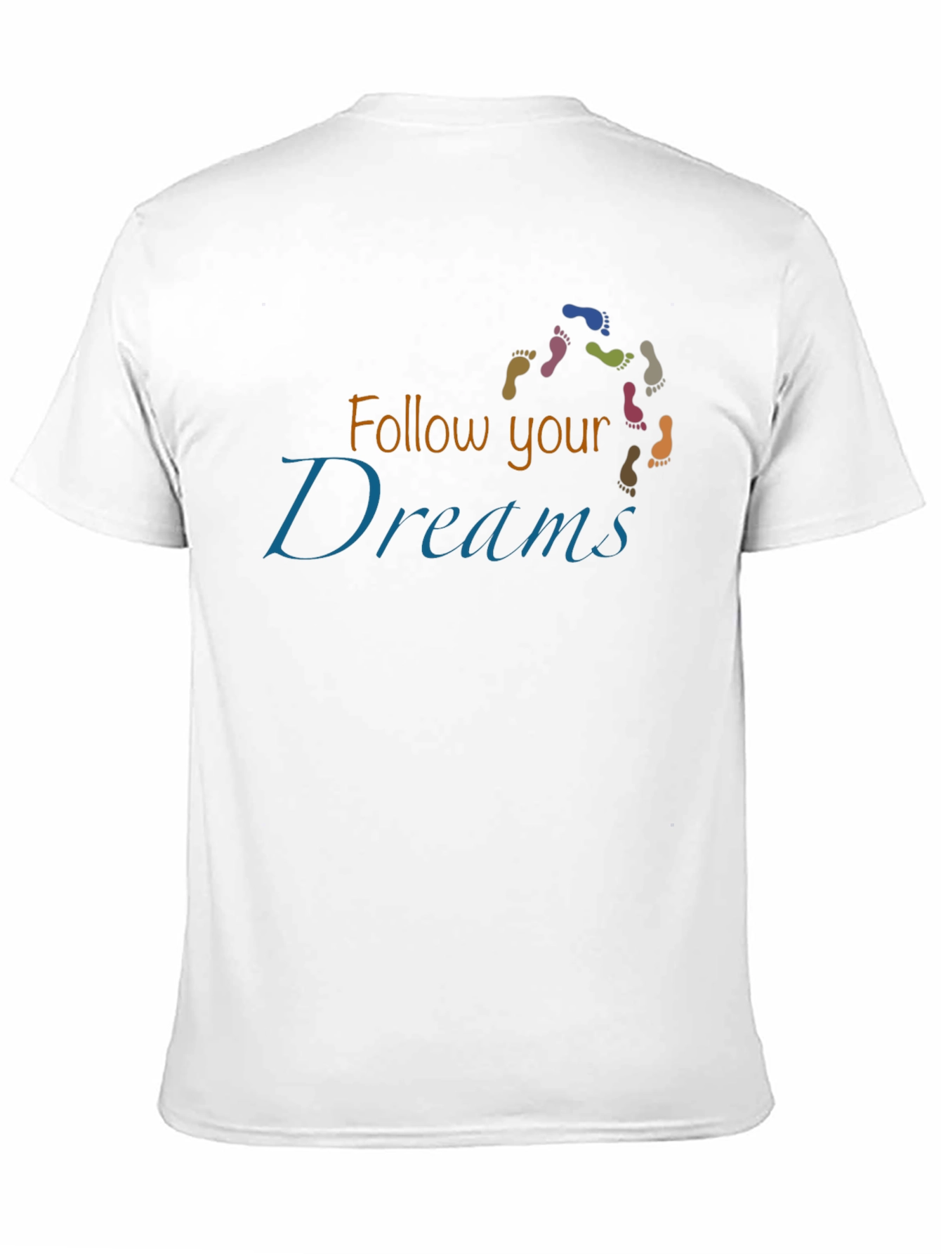 Follow Your Dreams Graphic Tee - Stylish Crew Neck